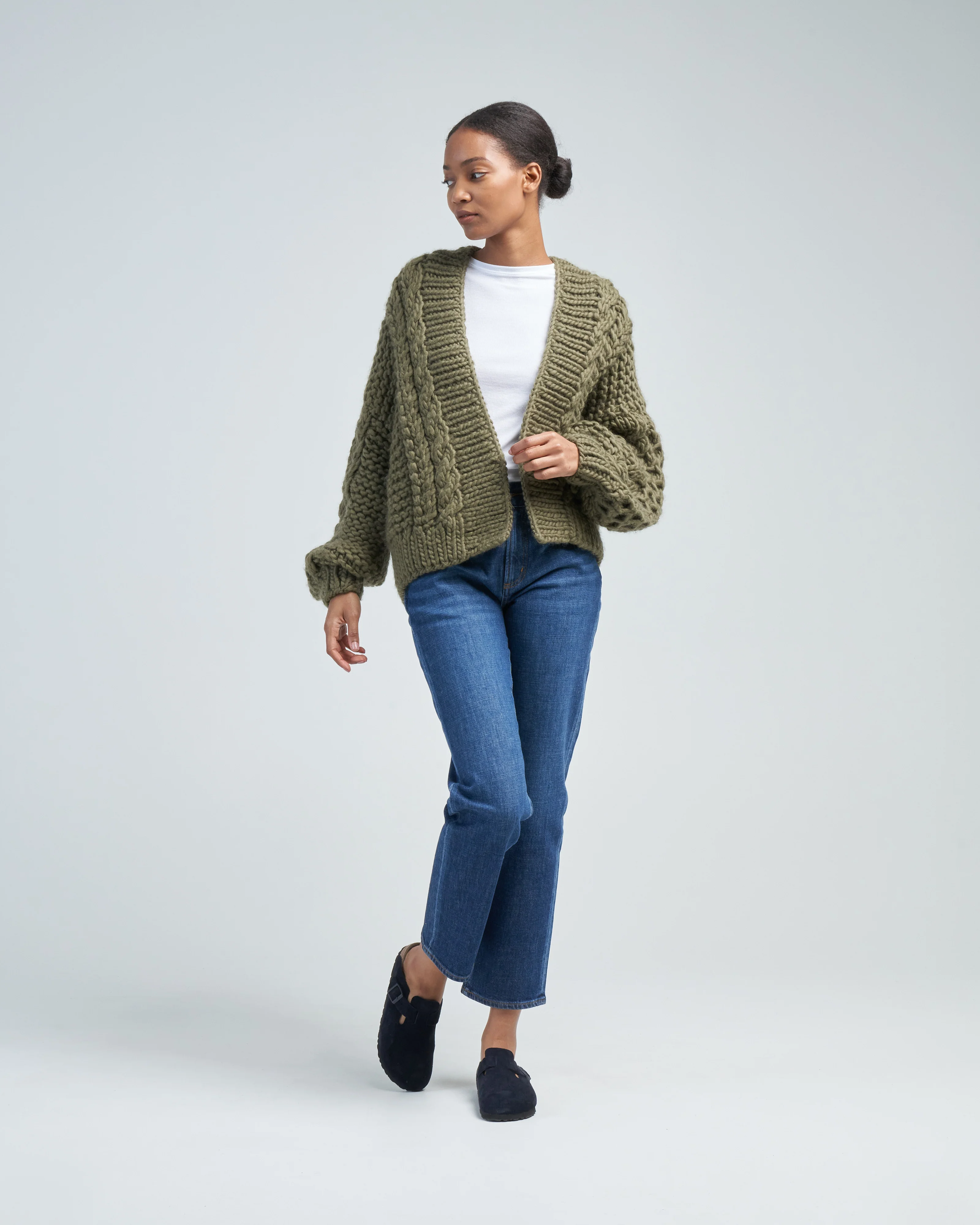 valia mixed stitch bomber - Image 2