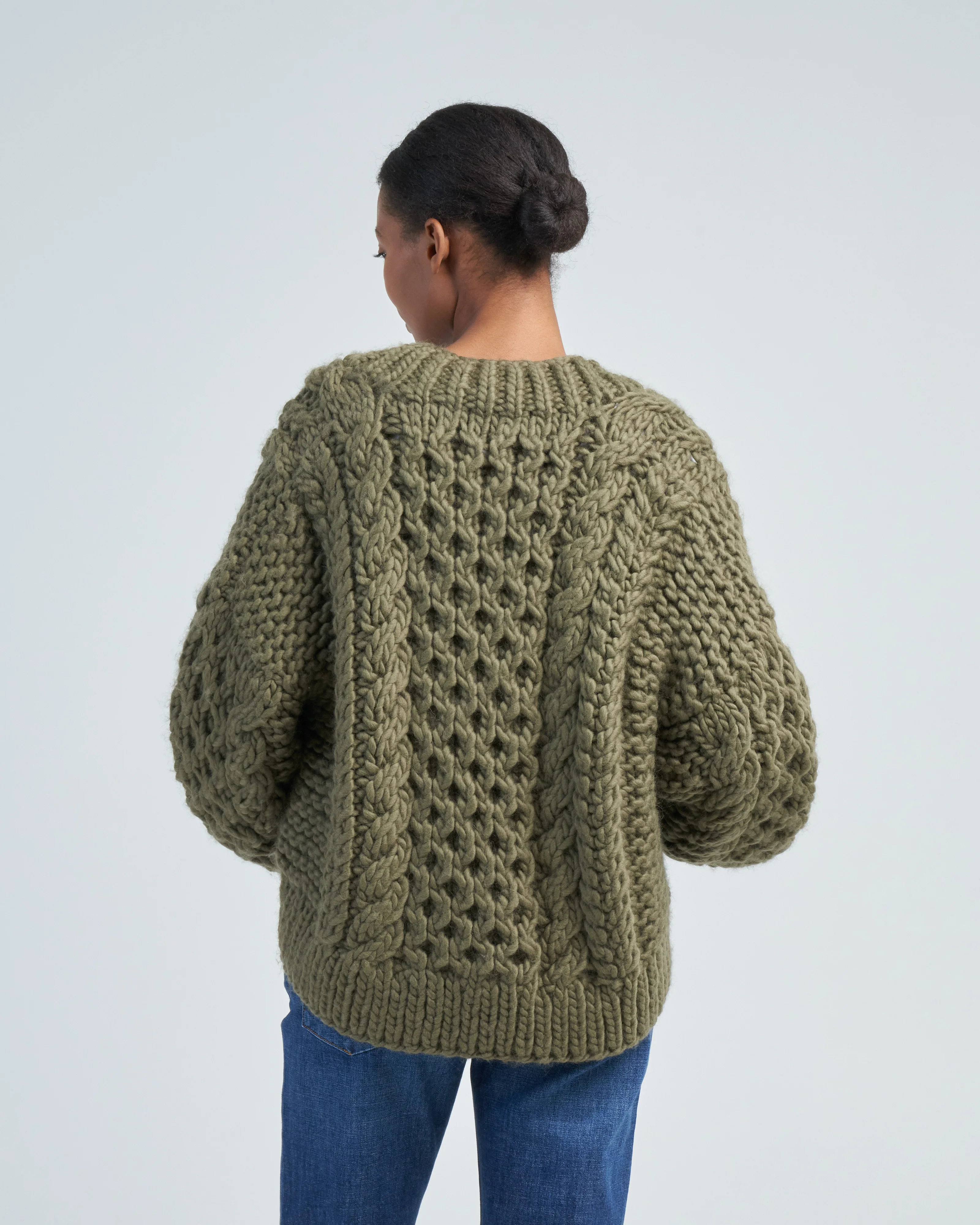 valia mixed stitch bomber - Image 4