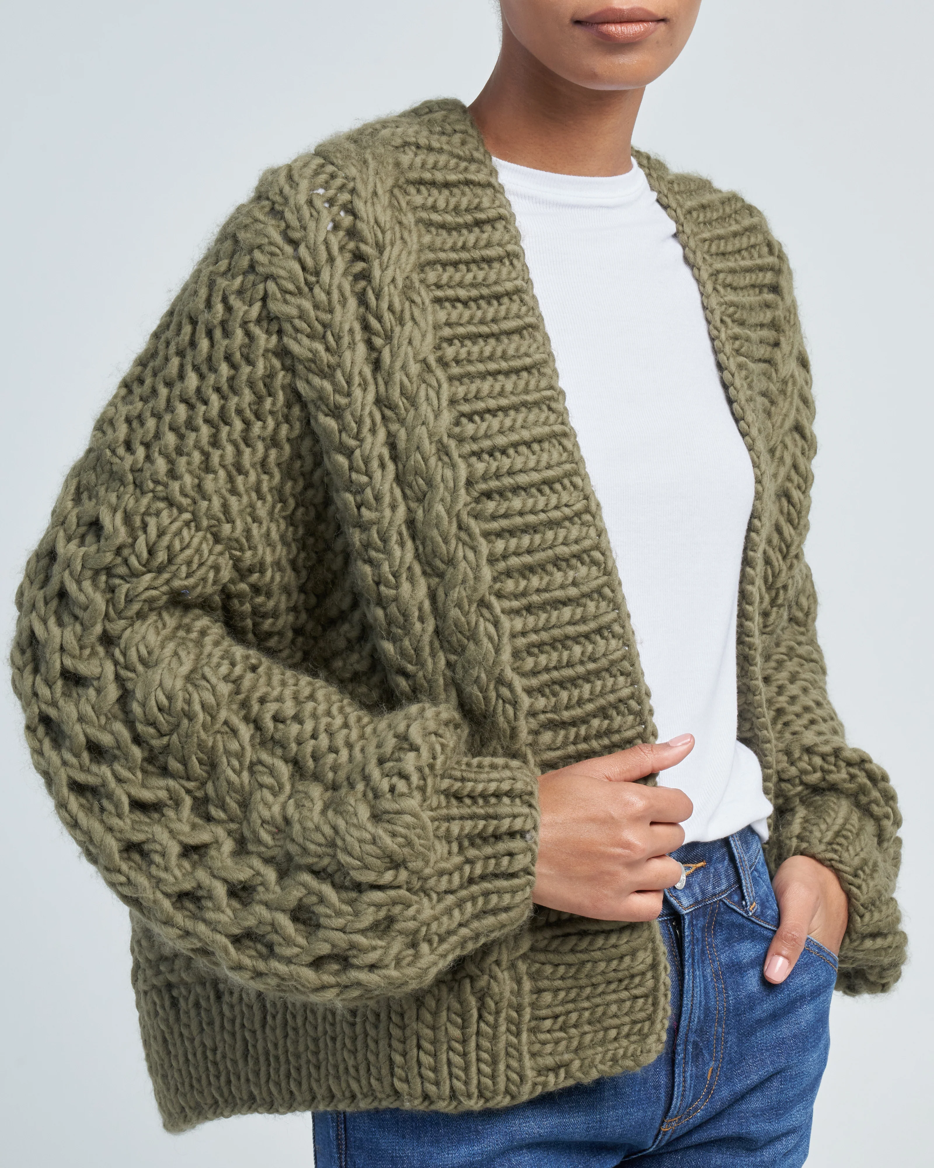 valia mixed stitch bomber - Image 5