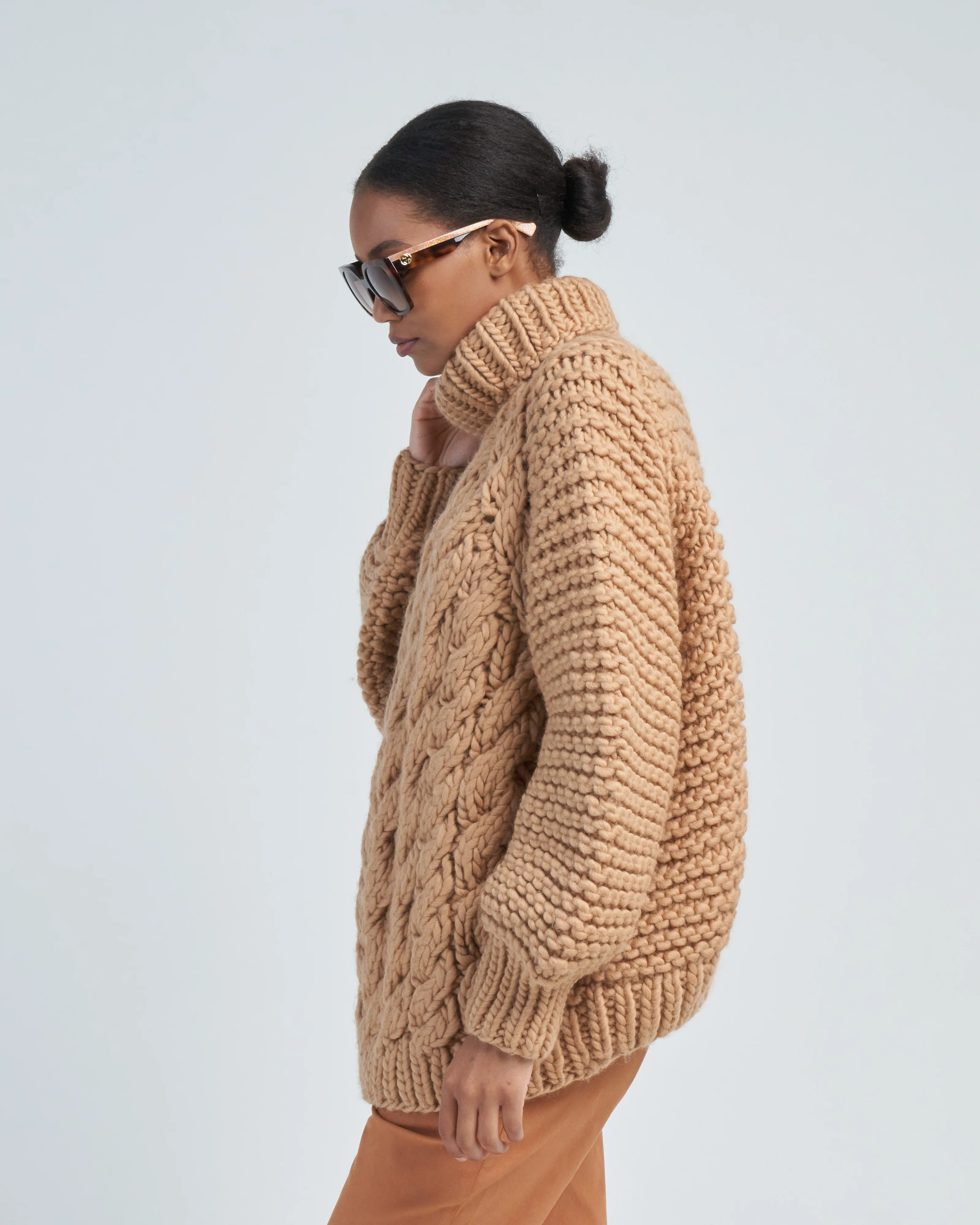 vasso cable high neck jumper - Image 3