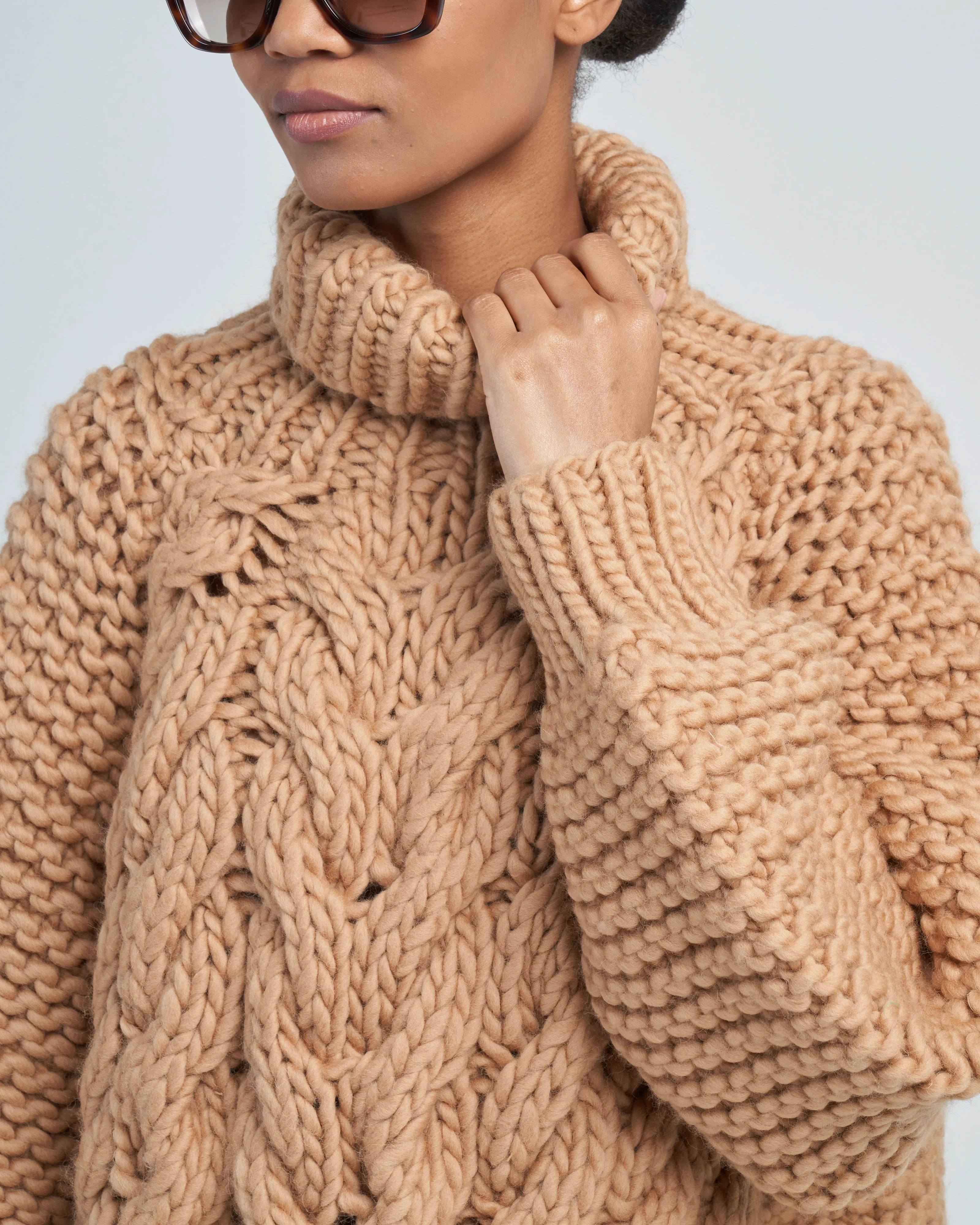 vasso cable high neck jumper - Image 5