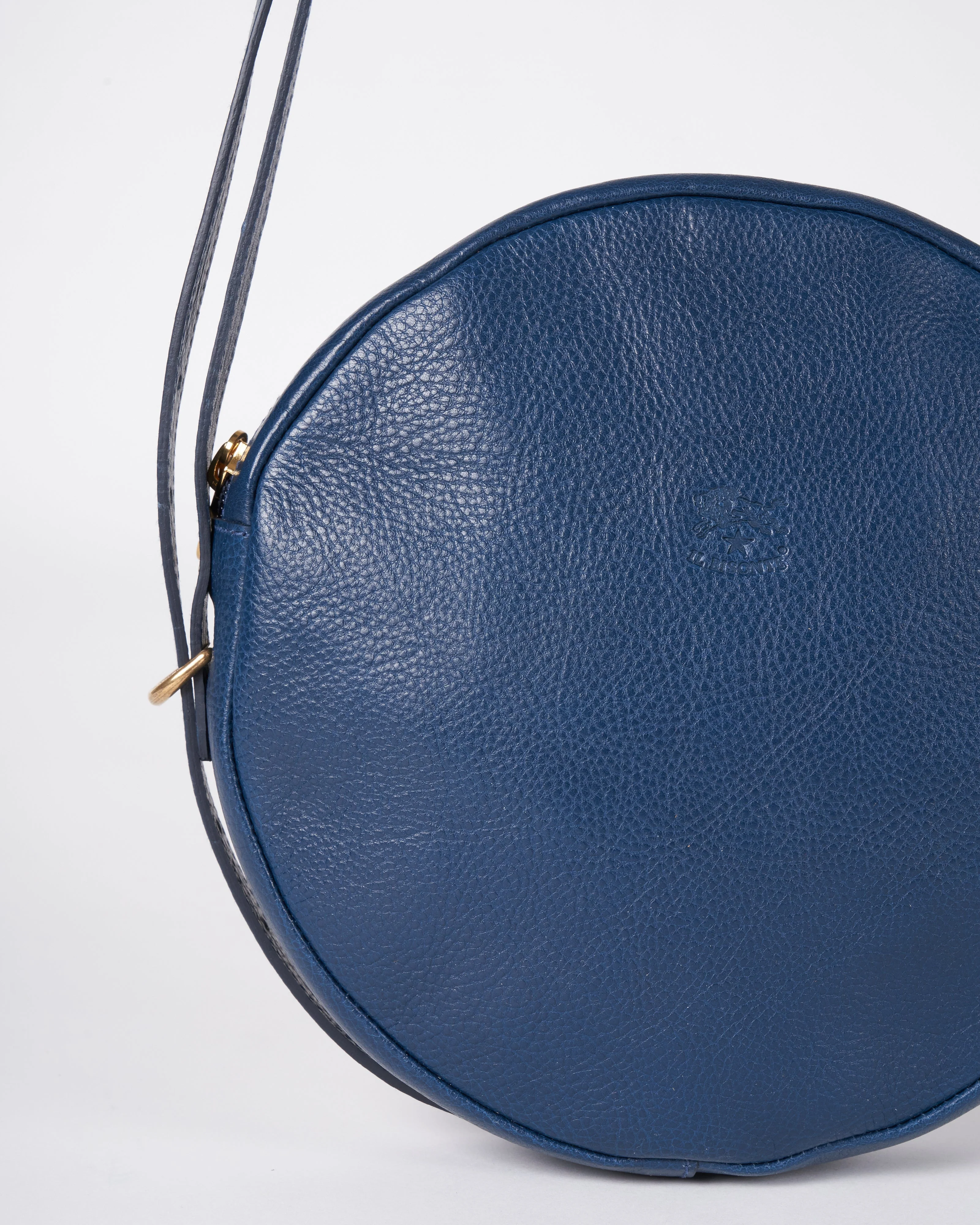 blue crossbody - blue leather - Image 3