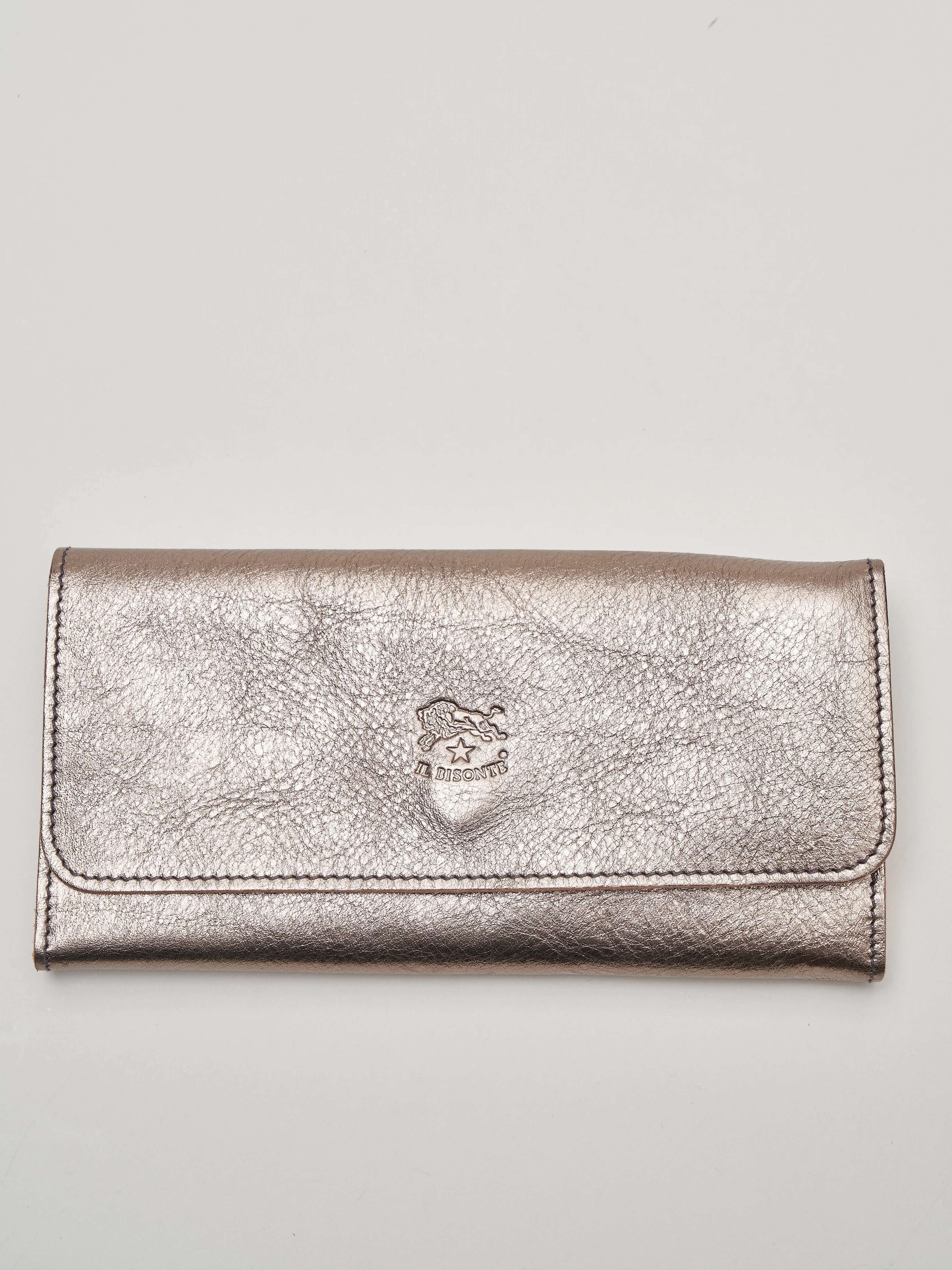 metallic wallet - bronze