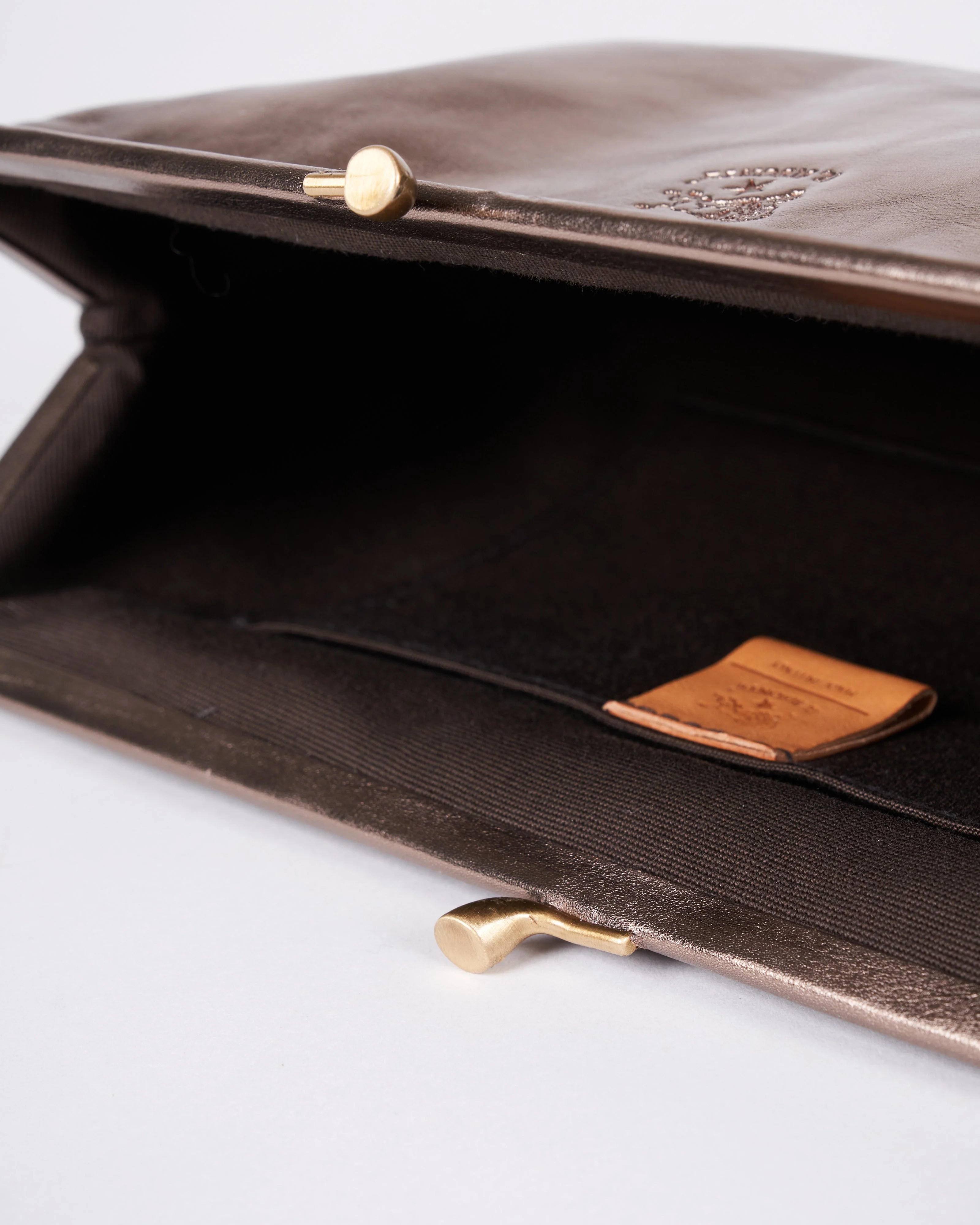 clutch bag classic - bronze brass hardware - Image 4