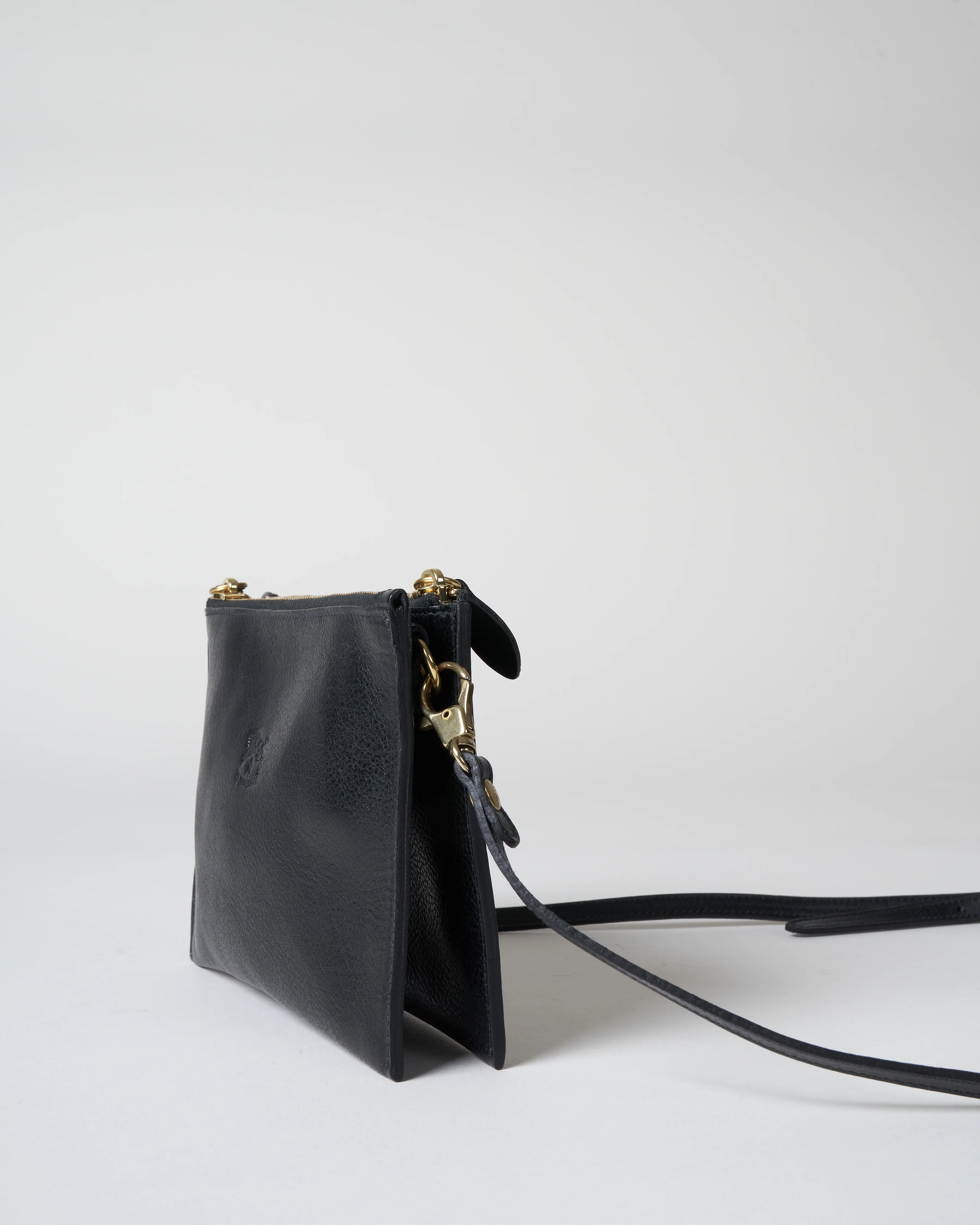 cowhide clutch bag - nero - Image 2