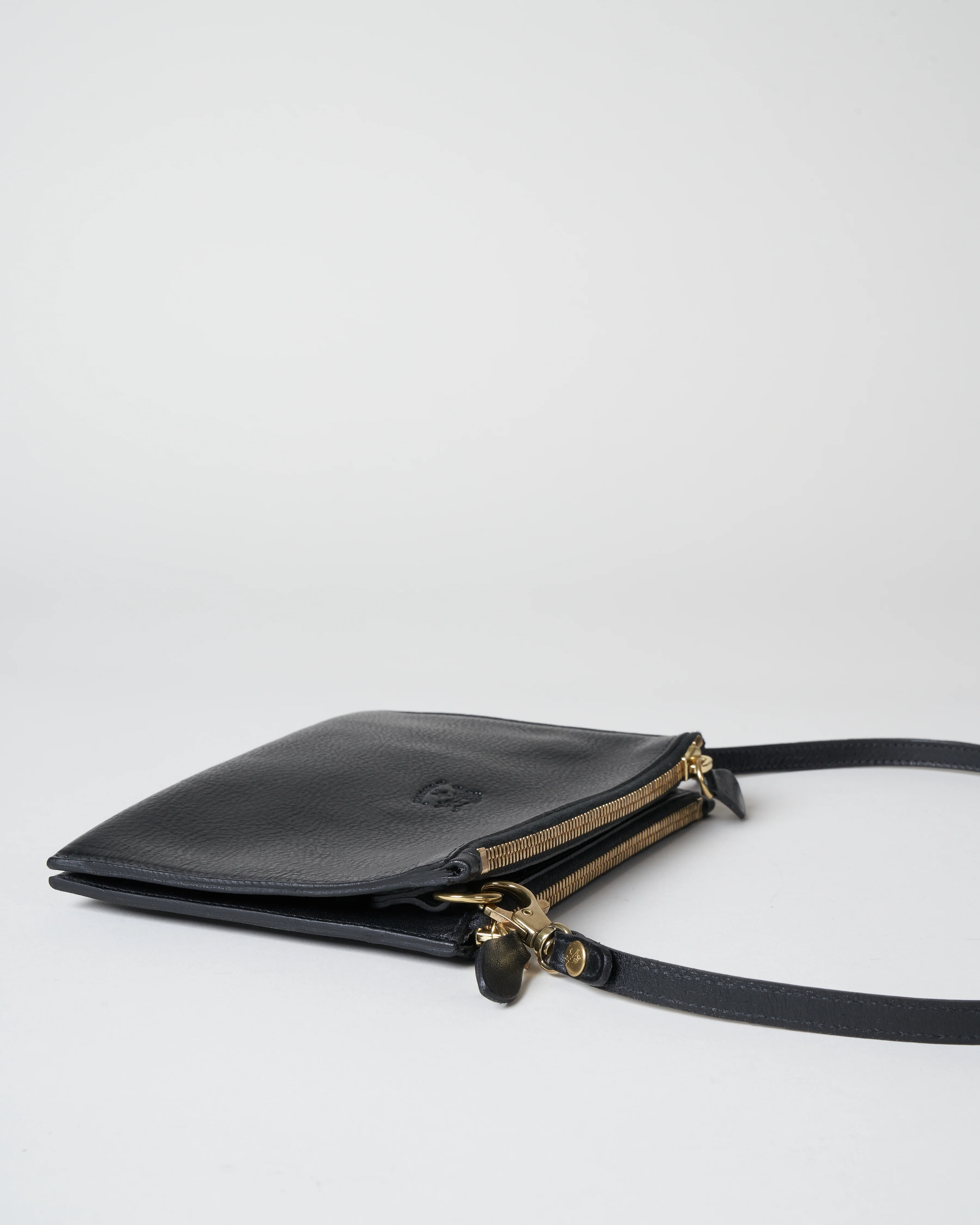 cowhide clutch bag - nero - Image 4