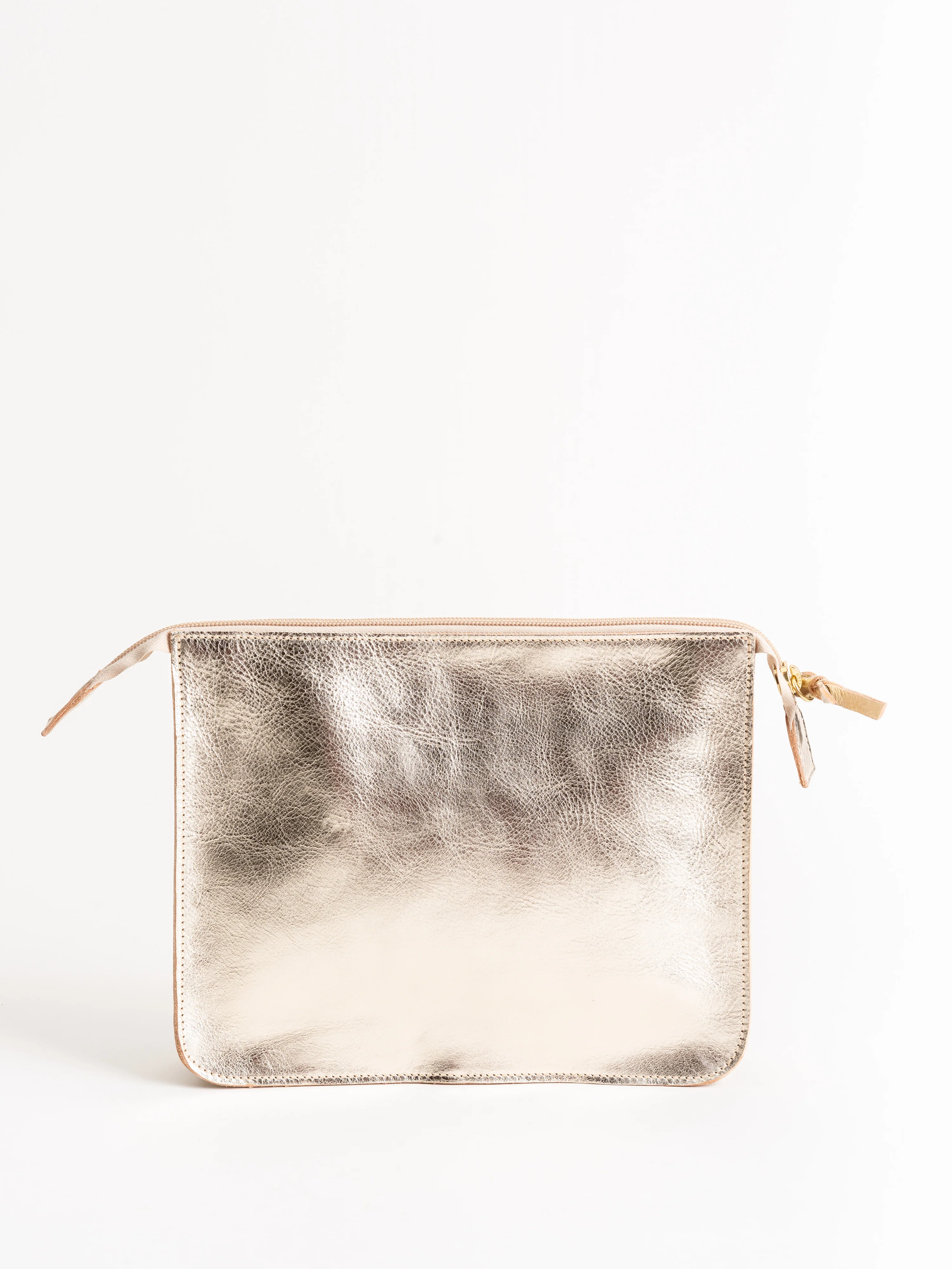 cowhide clutch - platino - Image 2