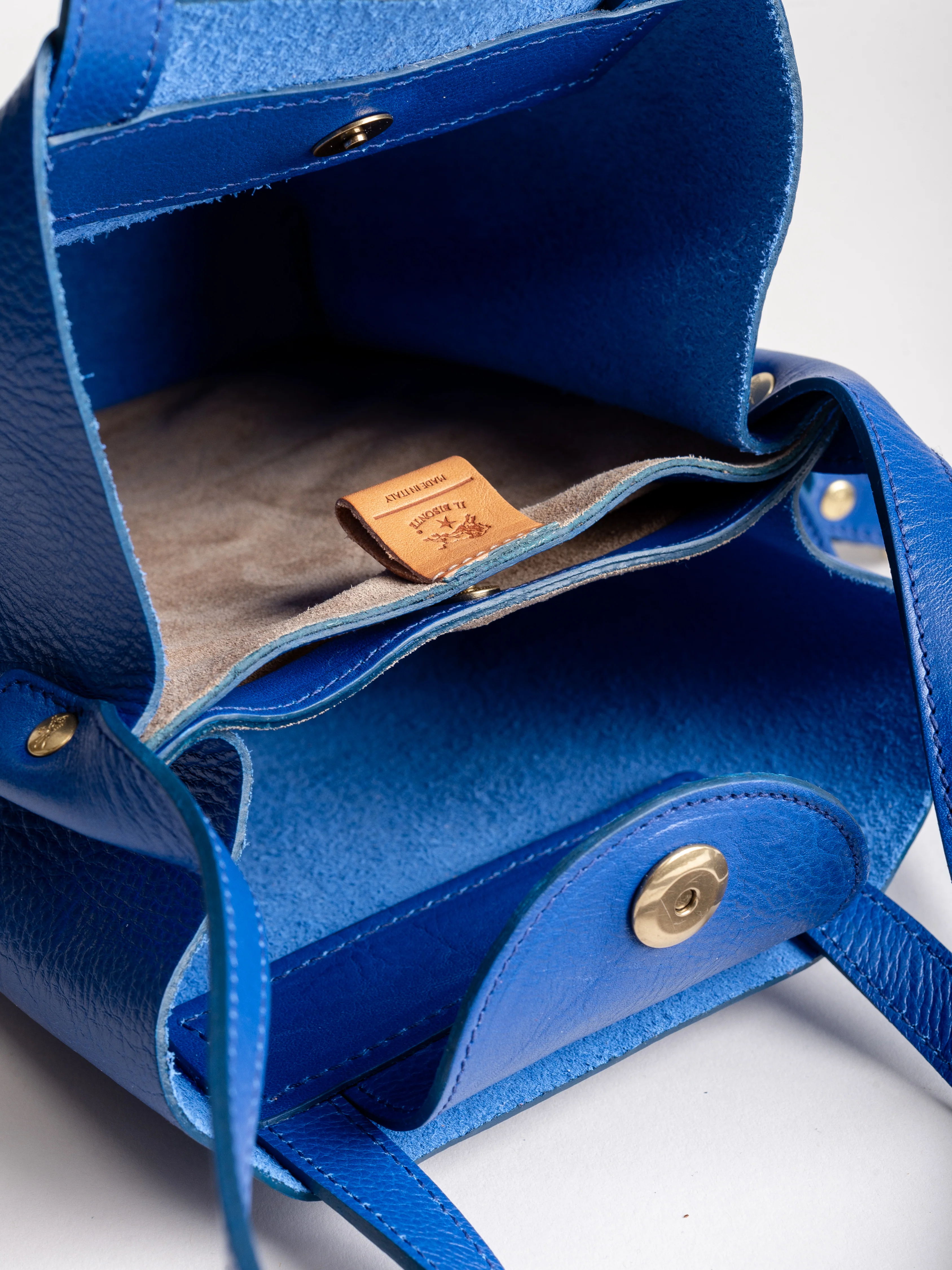 cowhide handbag crossbody - mirtillo - Image 4