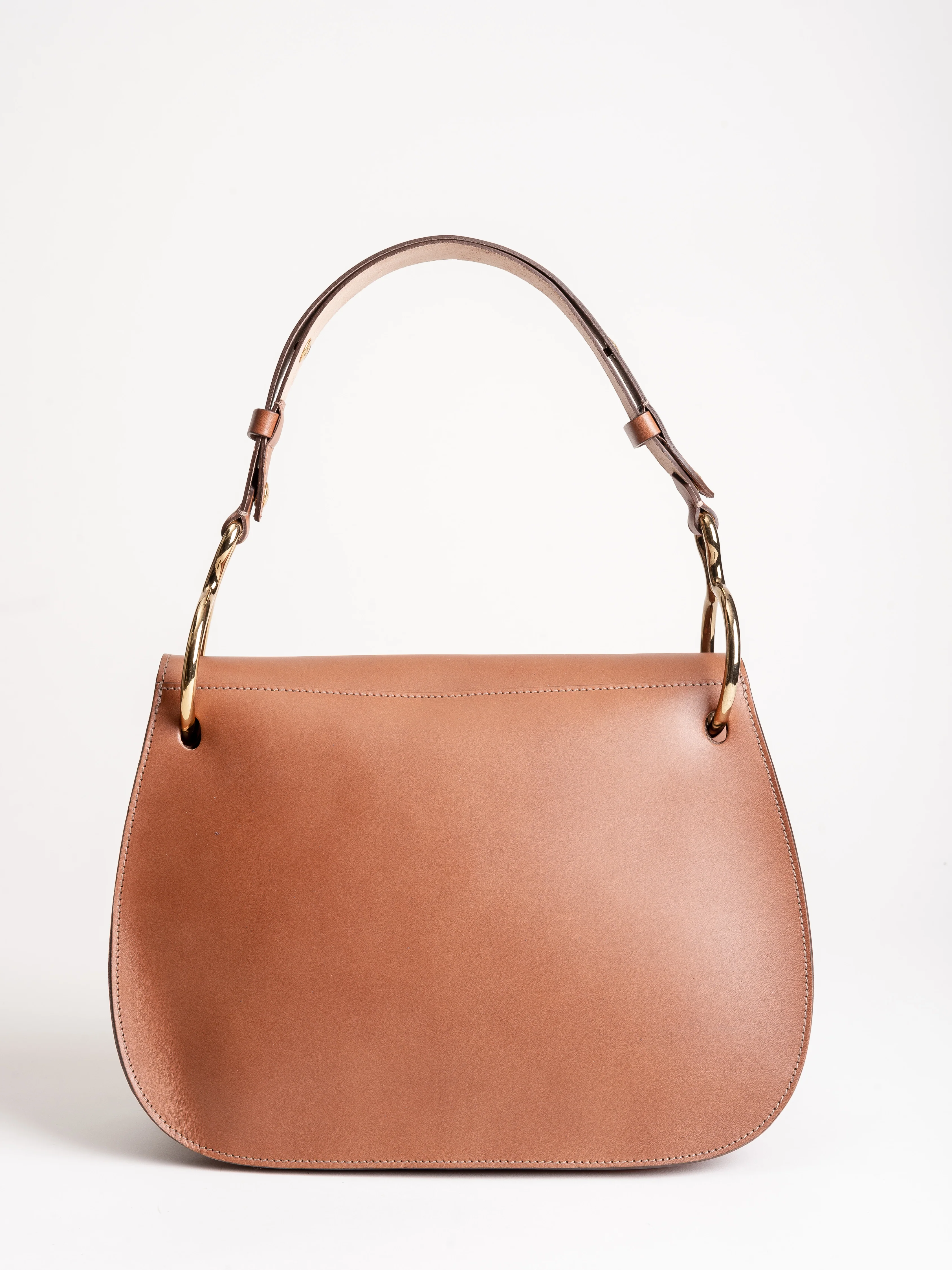 cowhide shoulder bag - cioccolato - Image 2