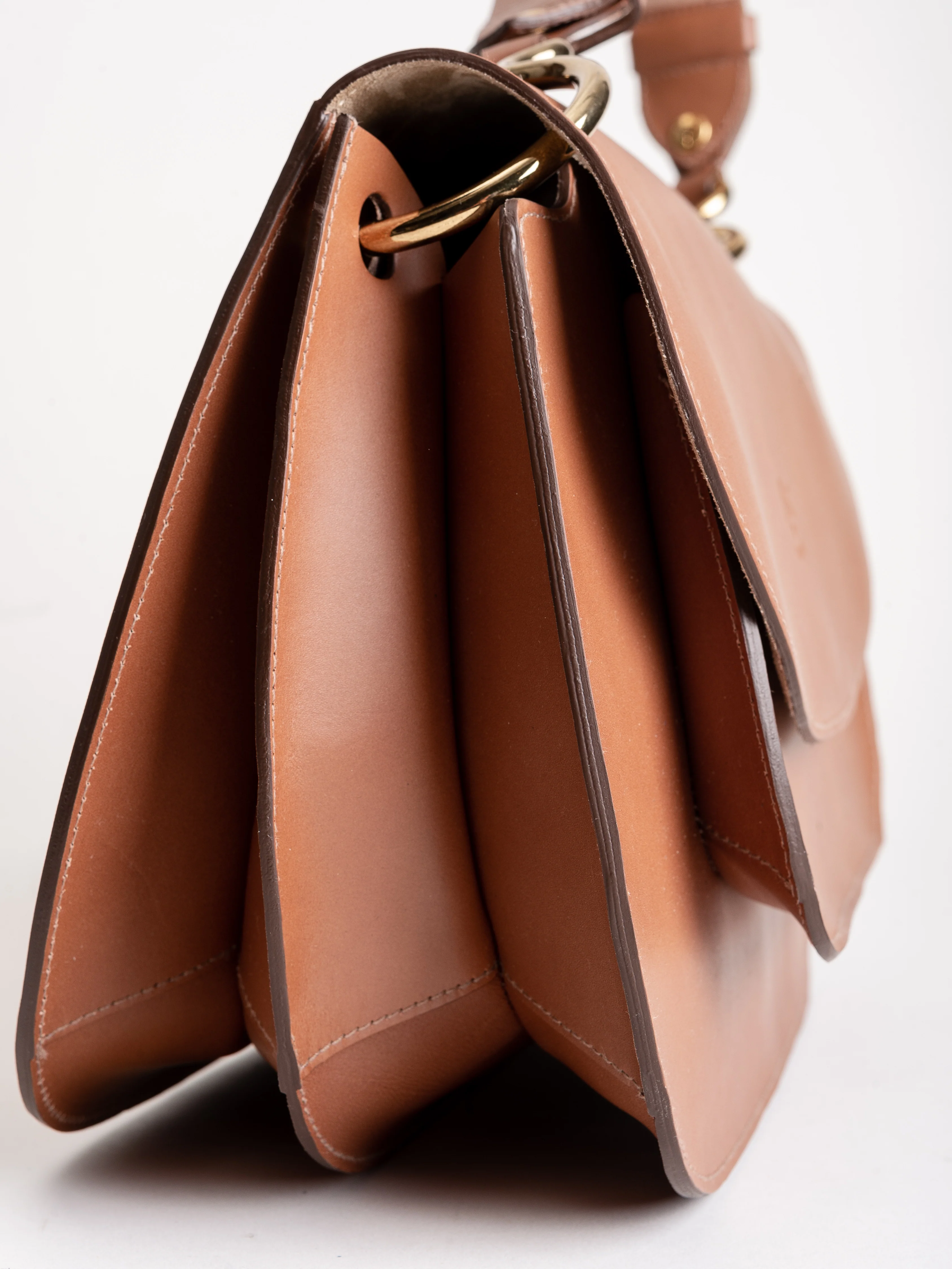 cowhide shoulder bag - cioccolato - Image 3
