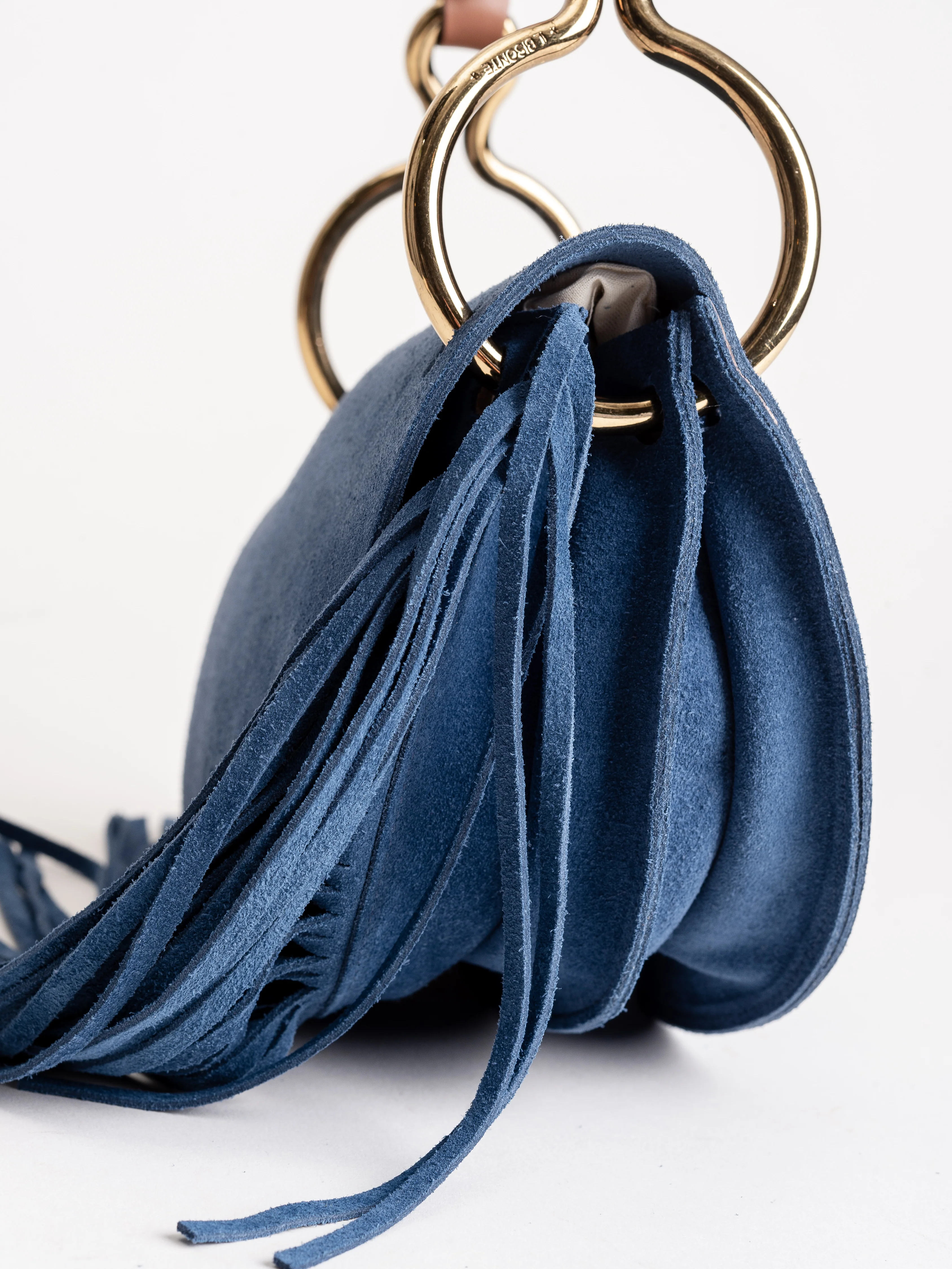 cowhide shoulder bag - mirtillo - Image 3