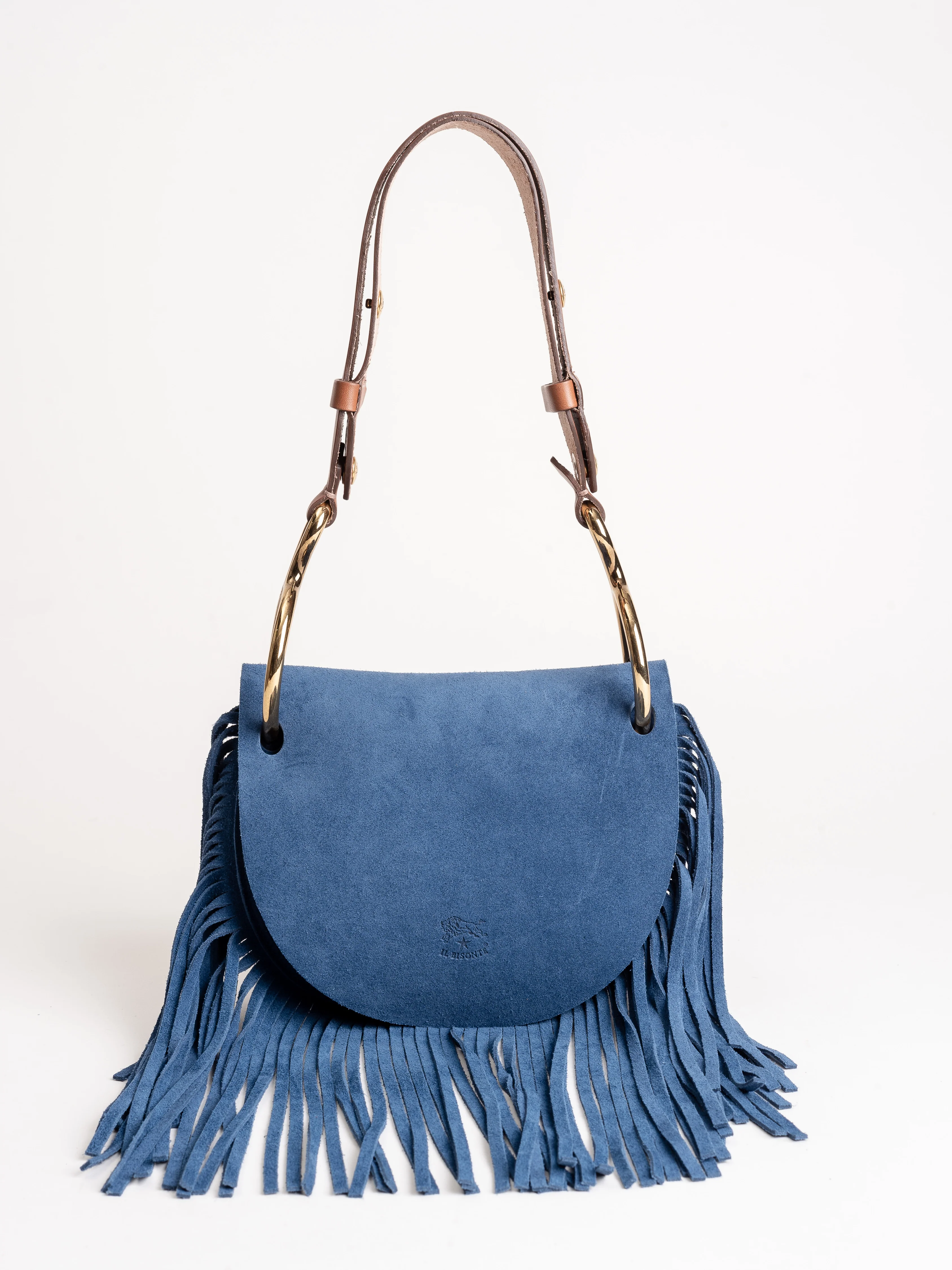 cowhide shoulder bag - mirtillo - Image 4