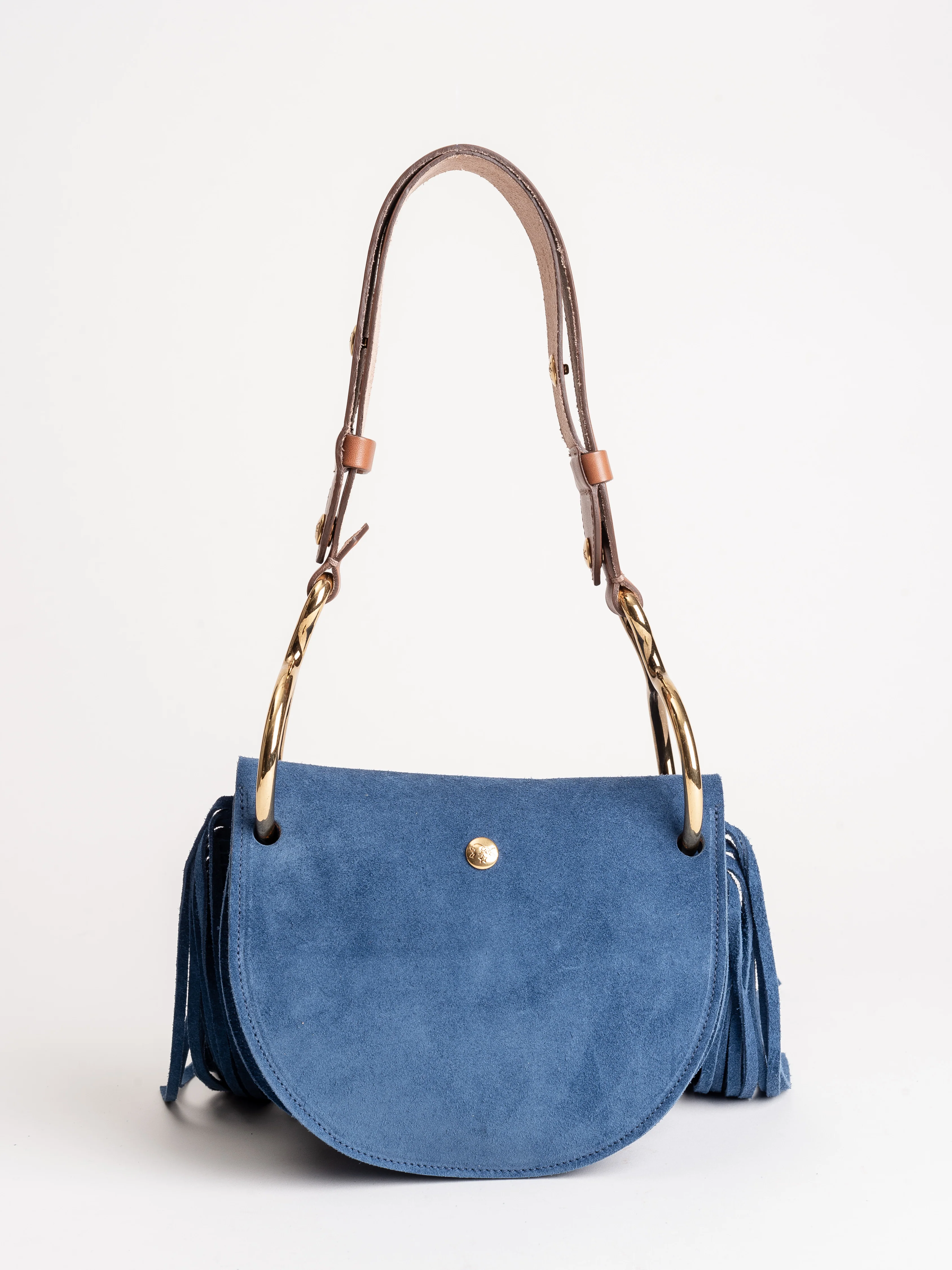 cowhide shoulder bag - mirtillo - Image 5