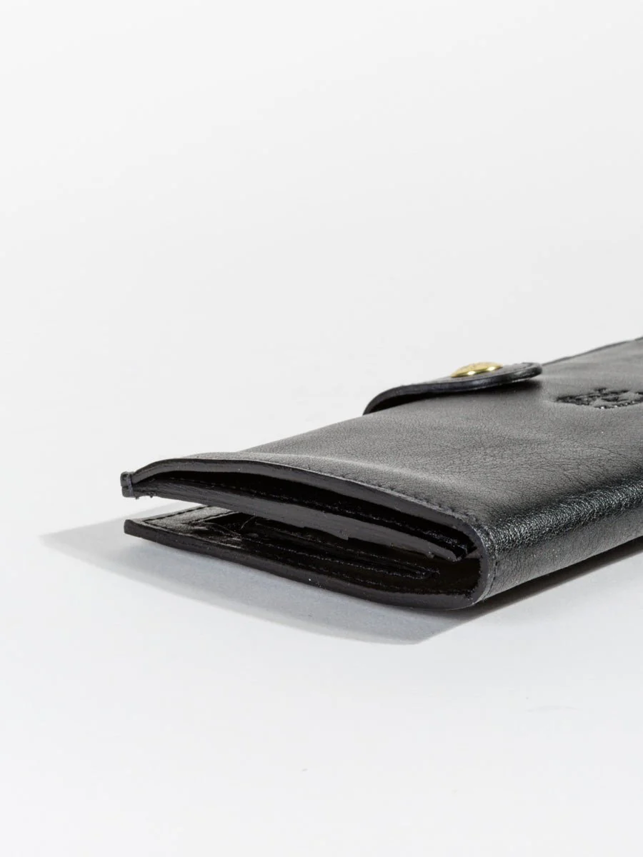 cowhide wallet with snap - Image 3