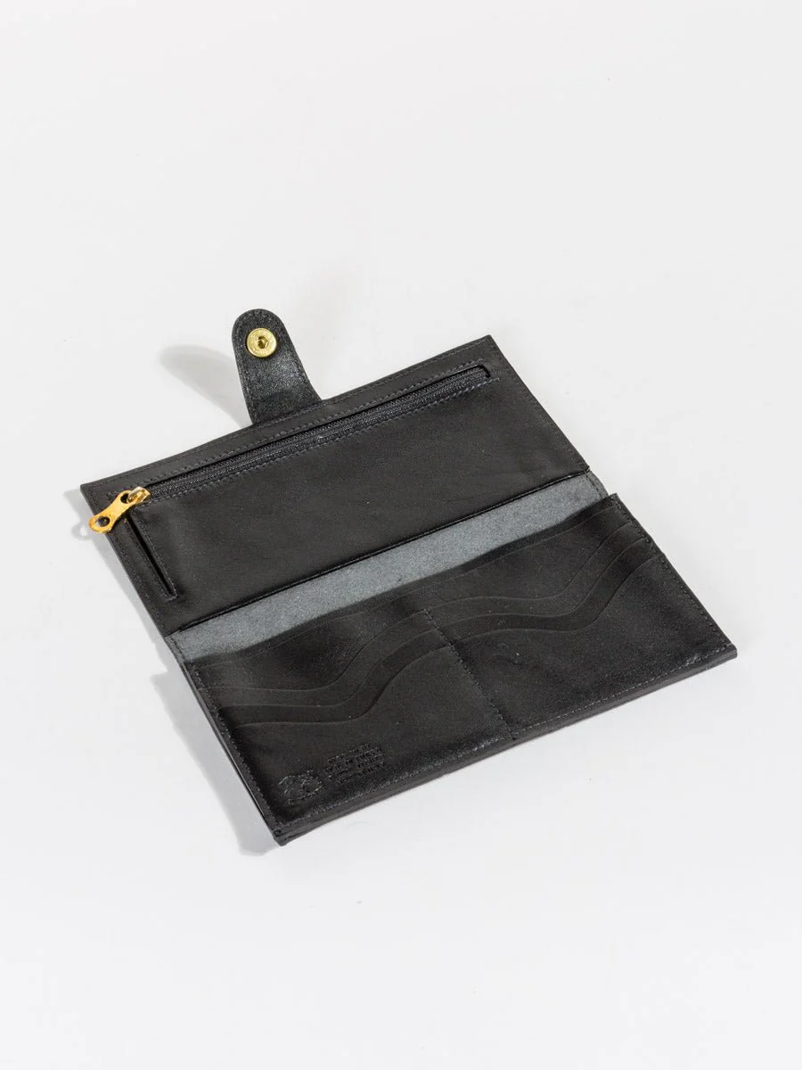 cowhide wallet with snap - Image 5