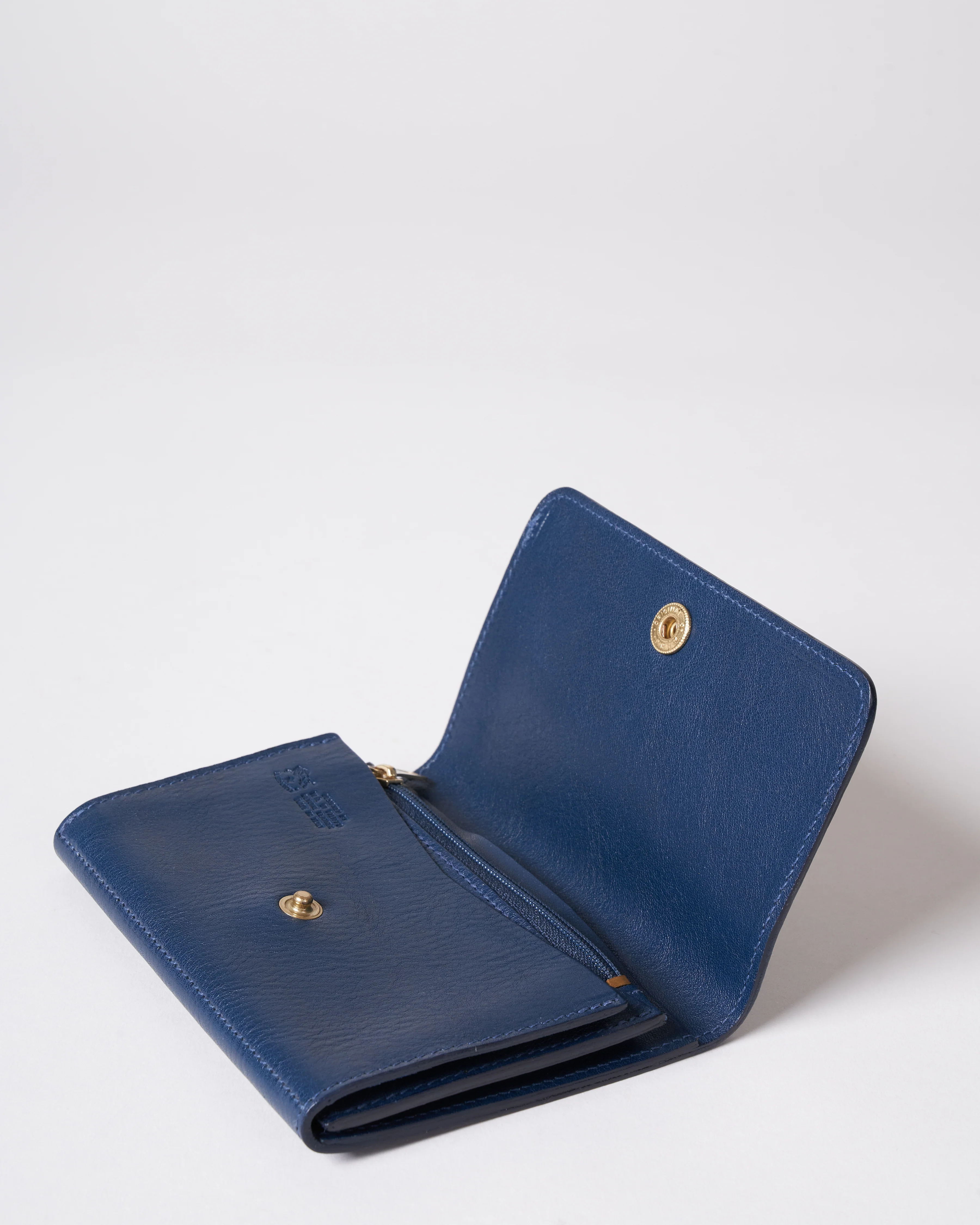 cowhide wallet - blue - Image 3