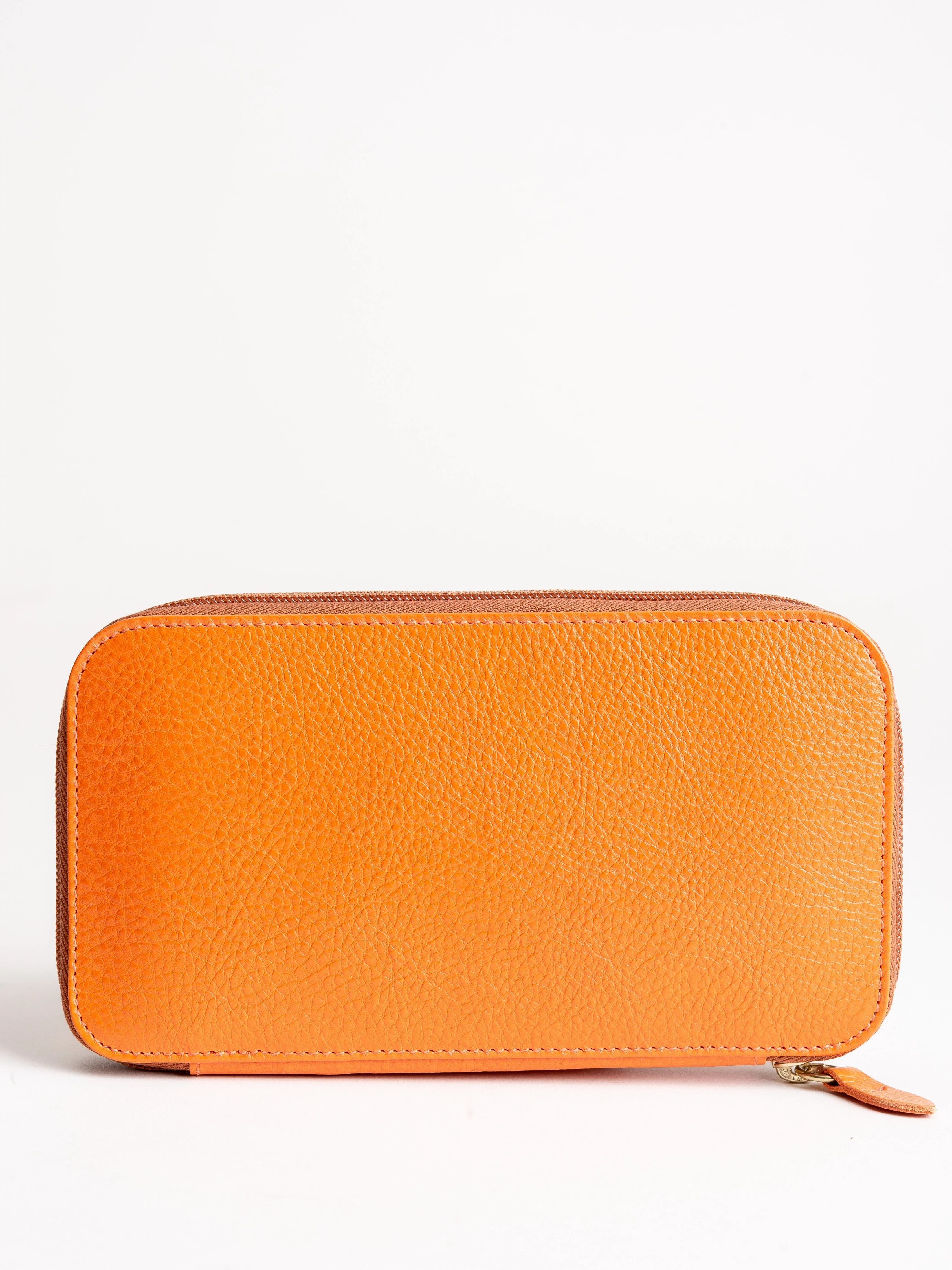 cowhide wallet - orange - Image 2