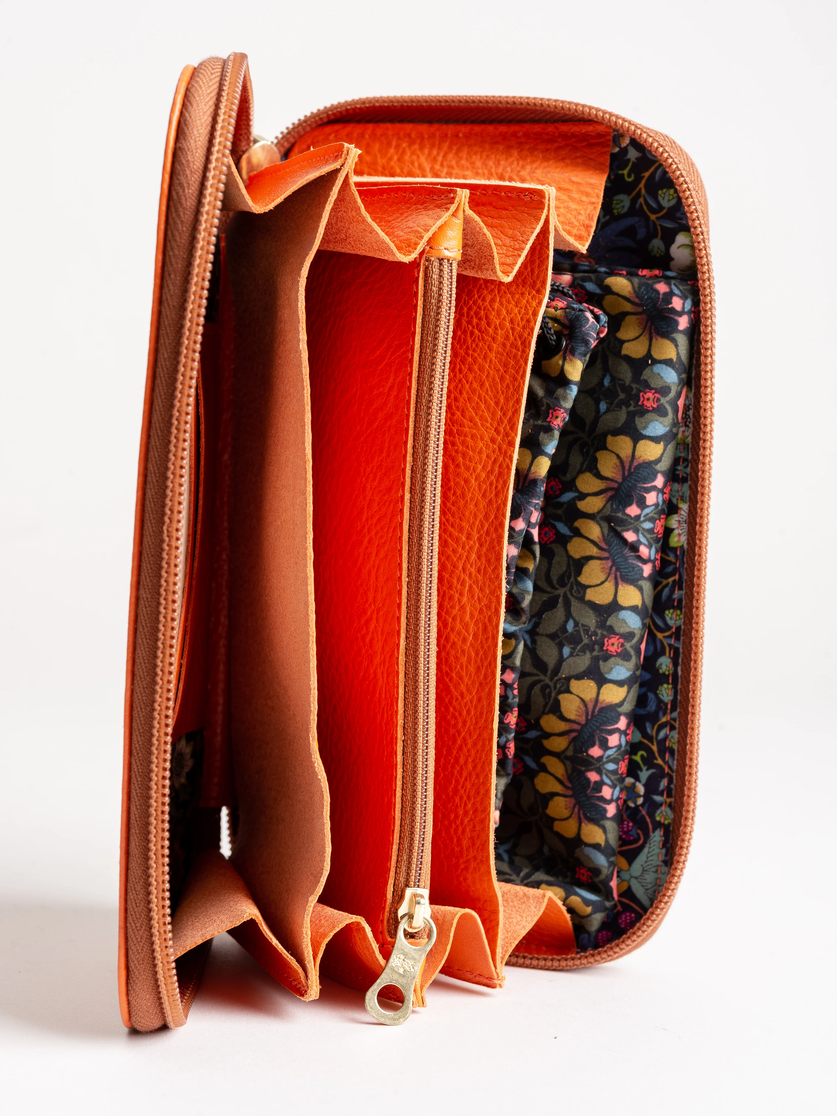 cowhide wallet - orange - Image 3