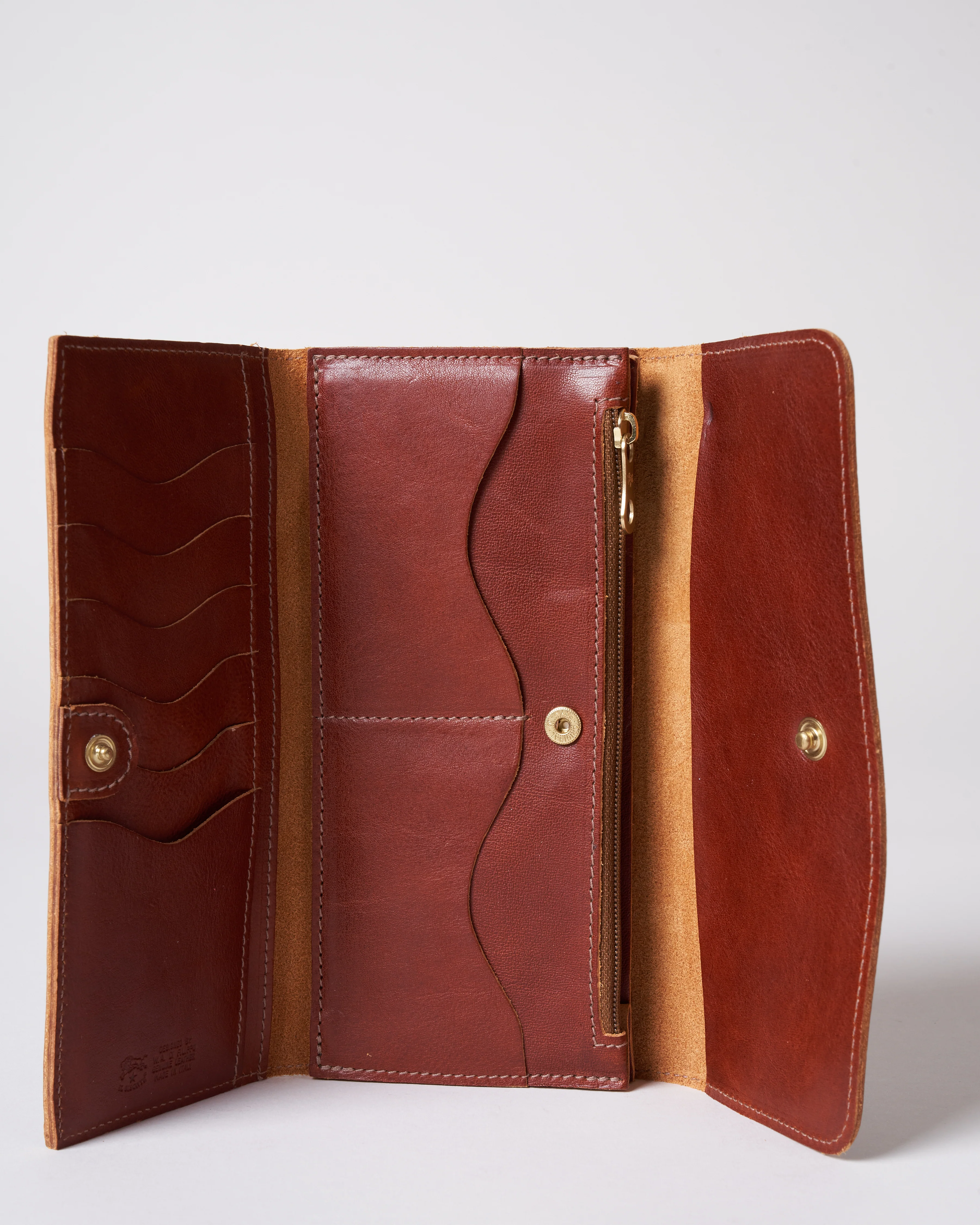 cowhide wallet - seppia - Image 3