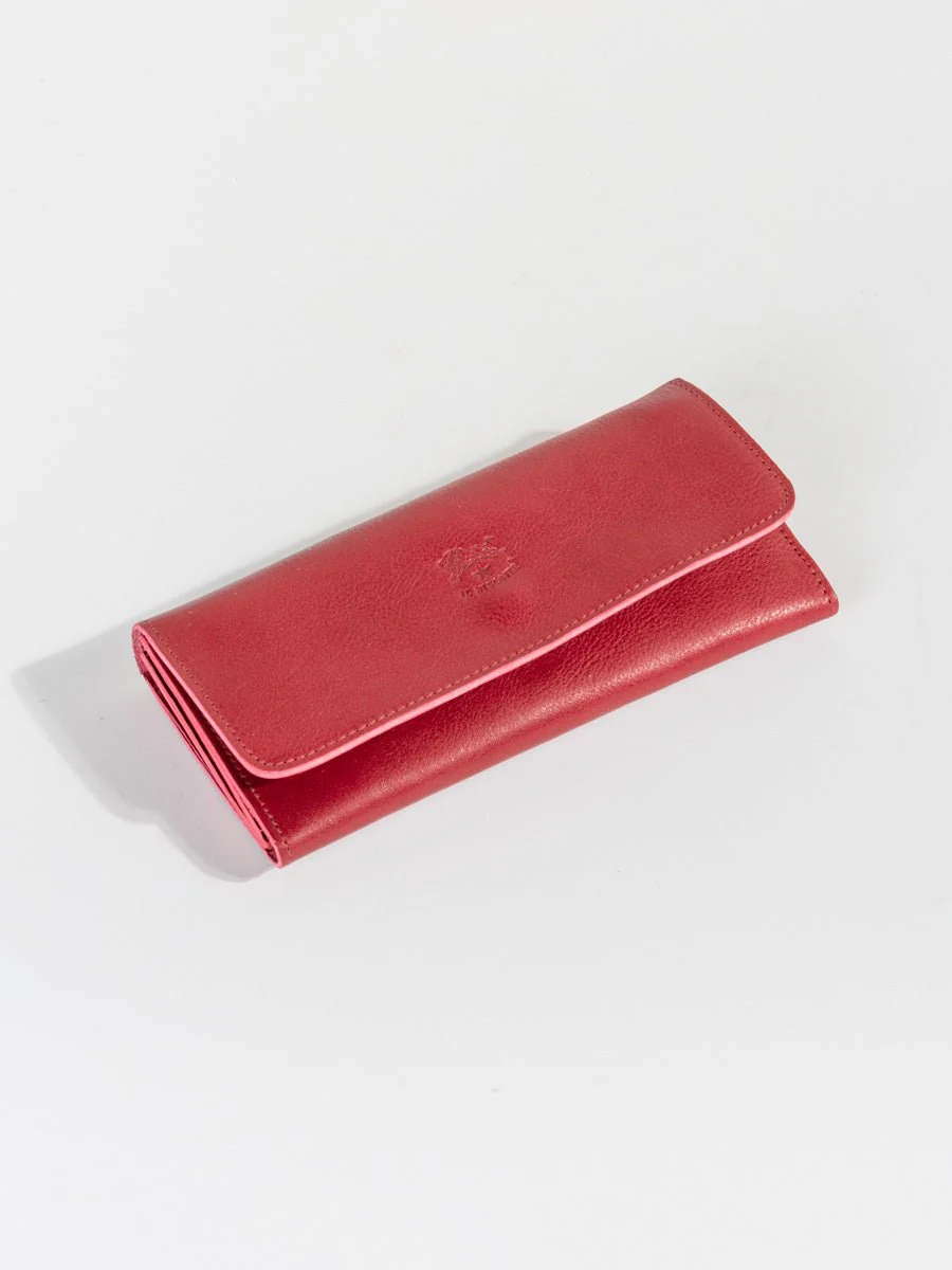 cowhide wallet - red - Image 2