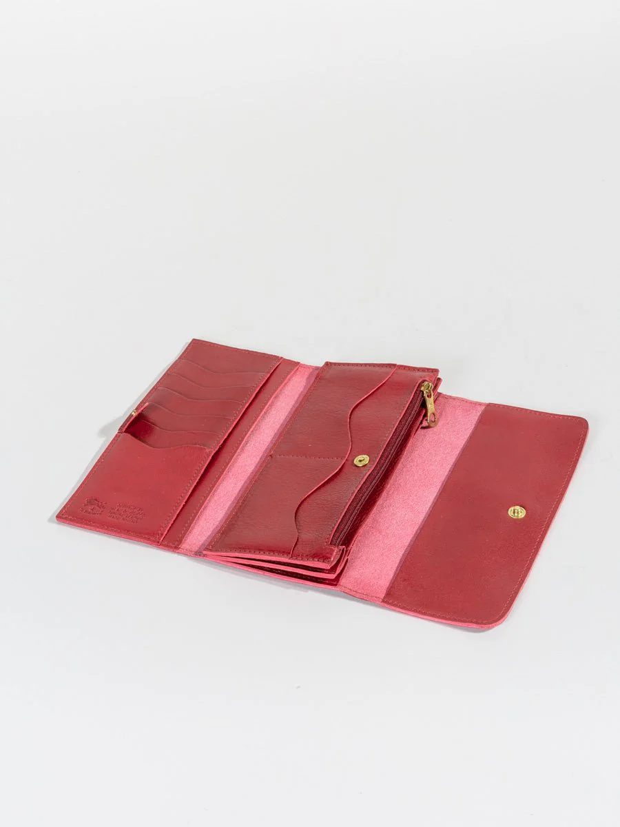 cowhide wallet - red - Image 4