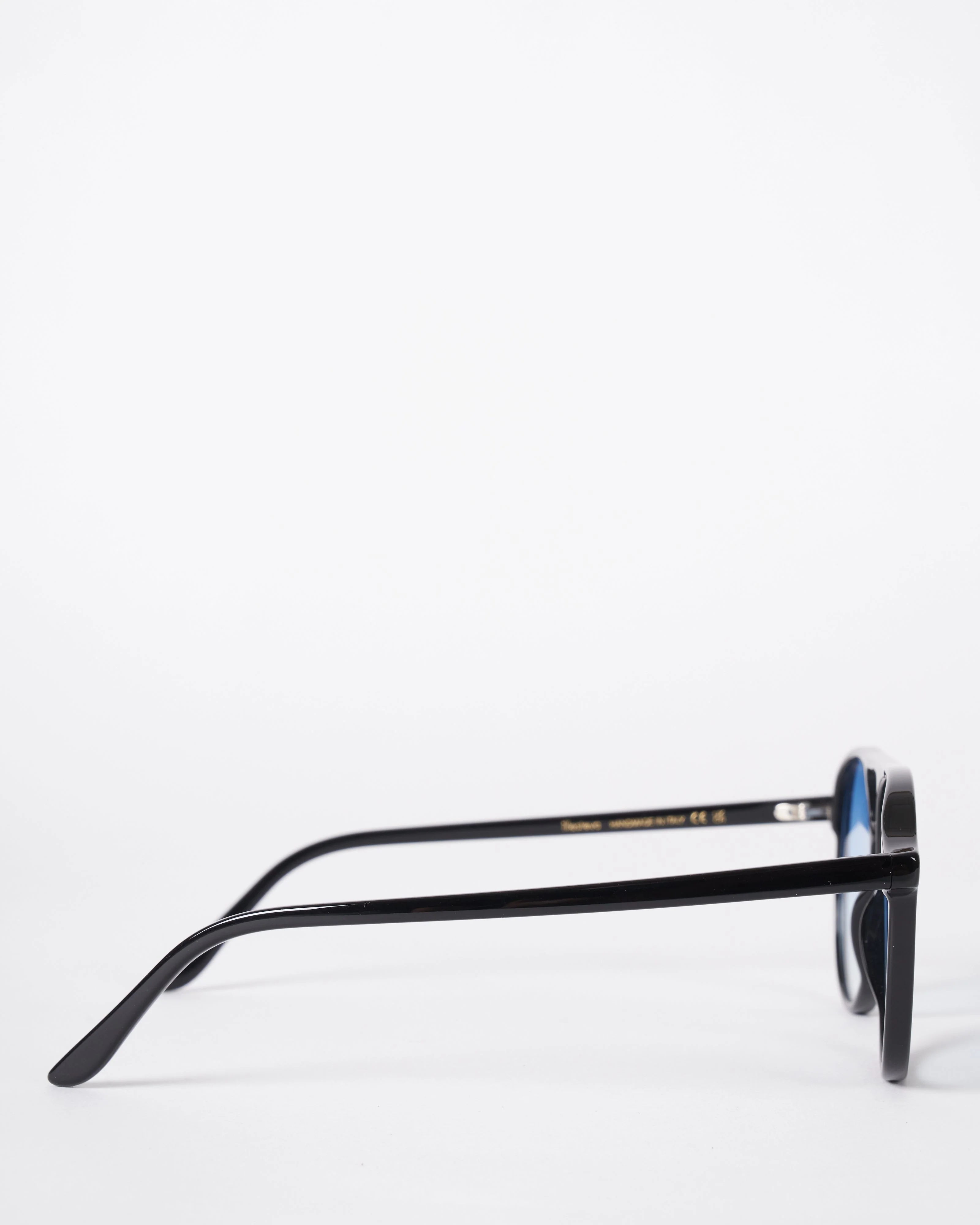 bradley - black w/ blue flat gradient see through - Image 2