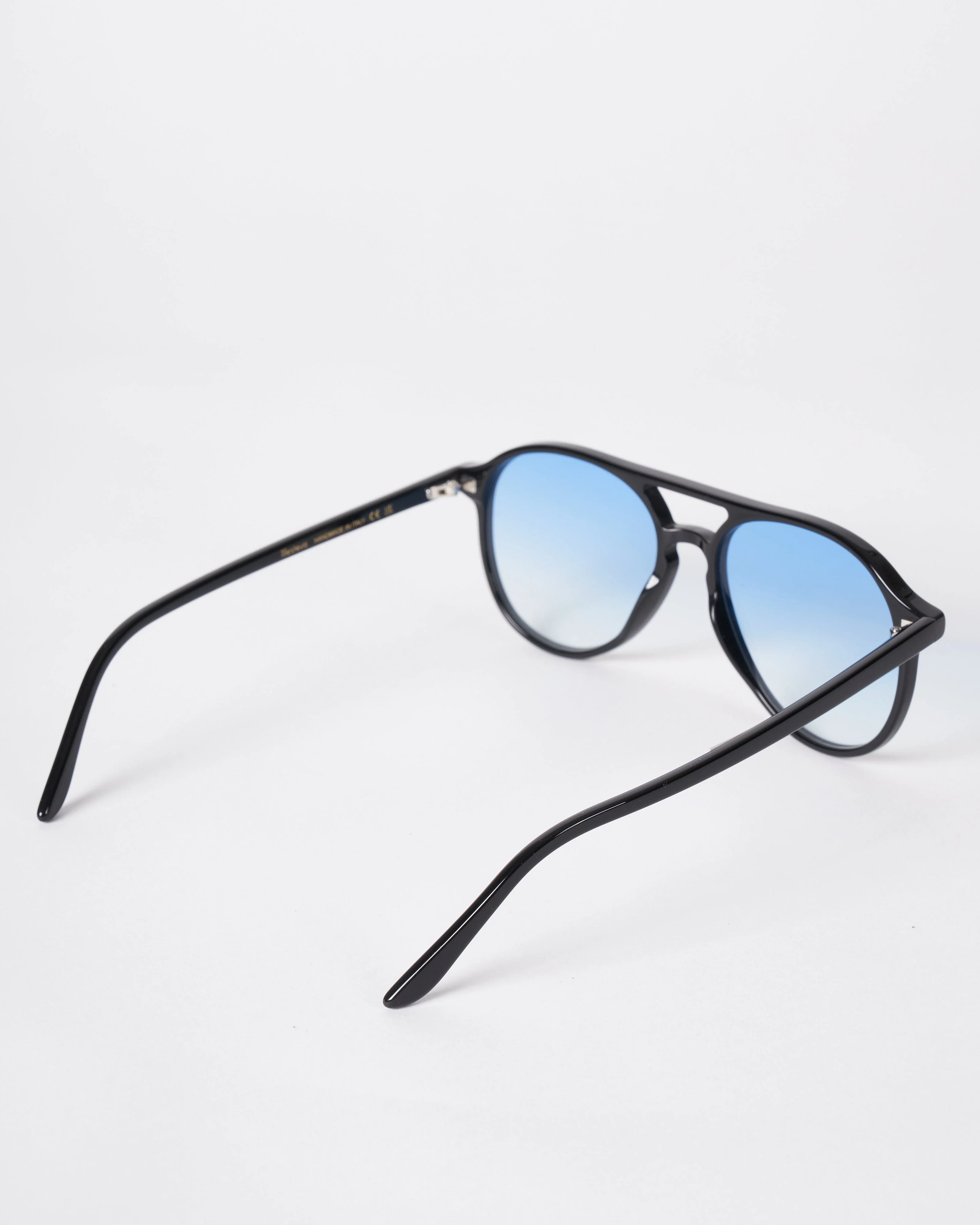 bradley - black w/ blue flat gradient see through - Image 3
