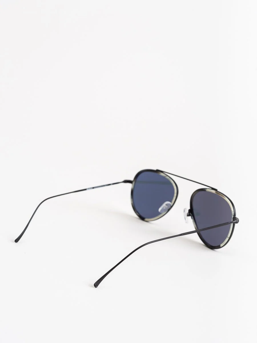 dorchester sunglasses - horn/gunmetal - Image 4