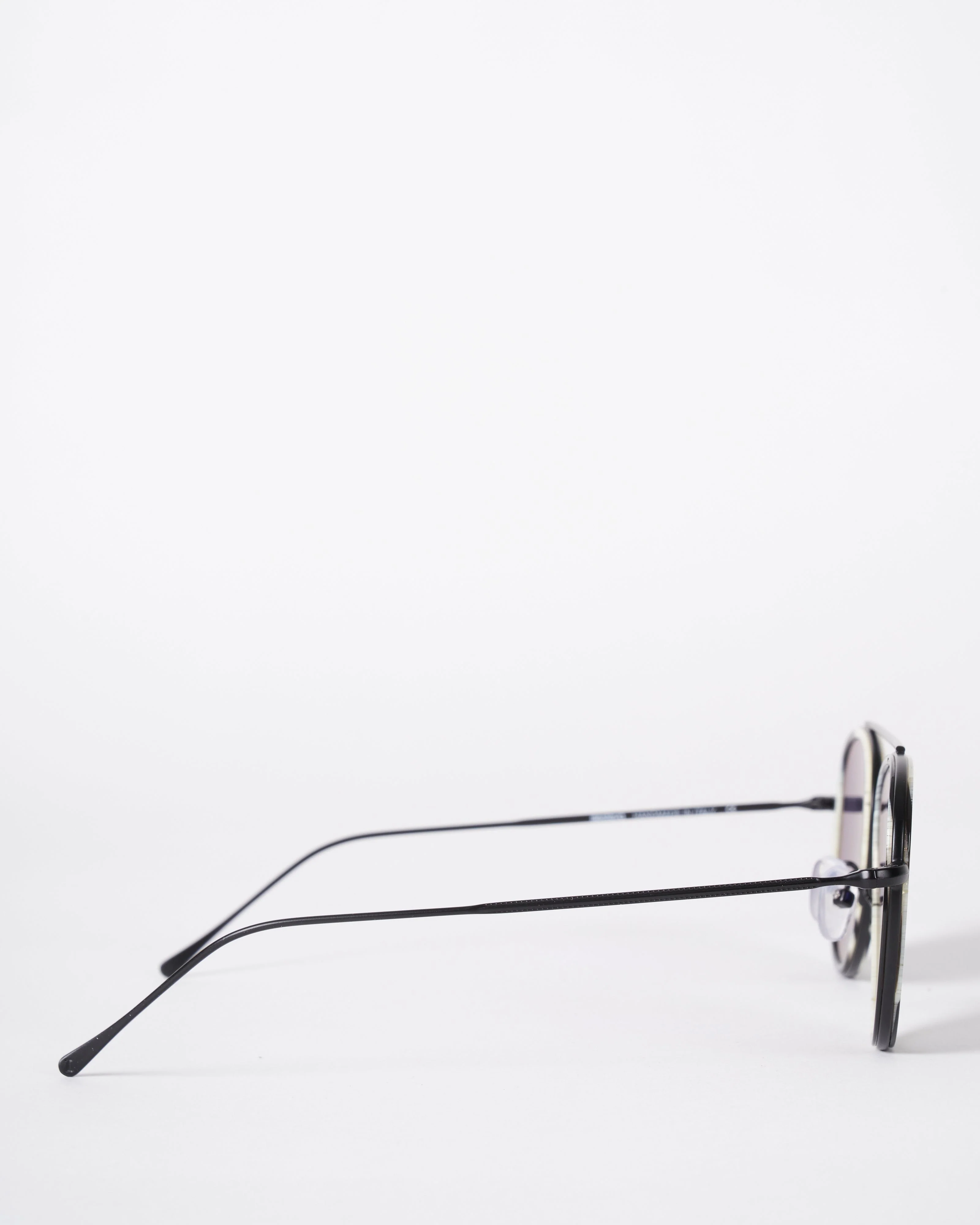 dorchester ace - horn/matte black w/ rose flat mirror - Image 2