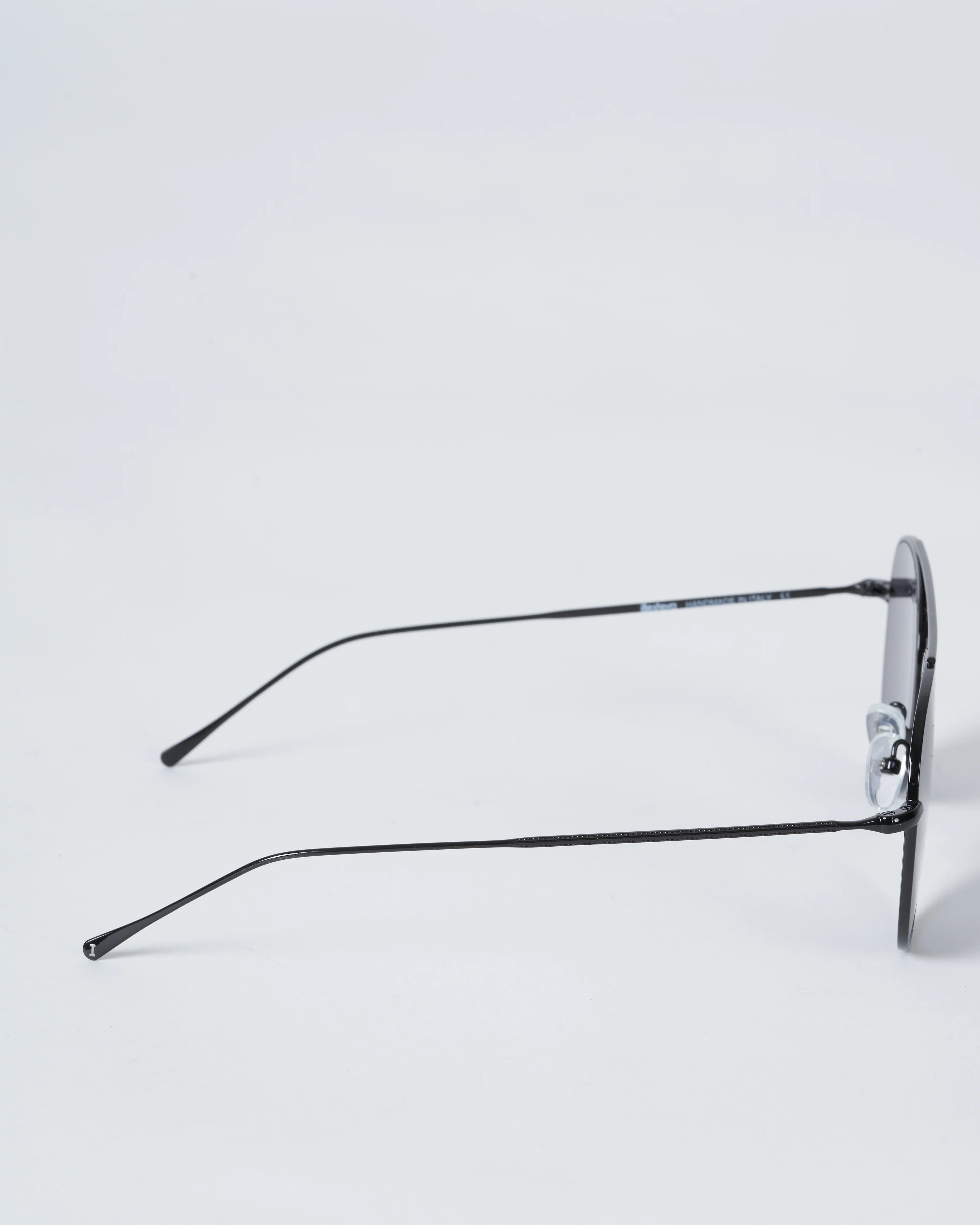 dorchester sunglasses - black with flat grey lenses - Image 2