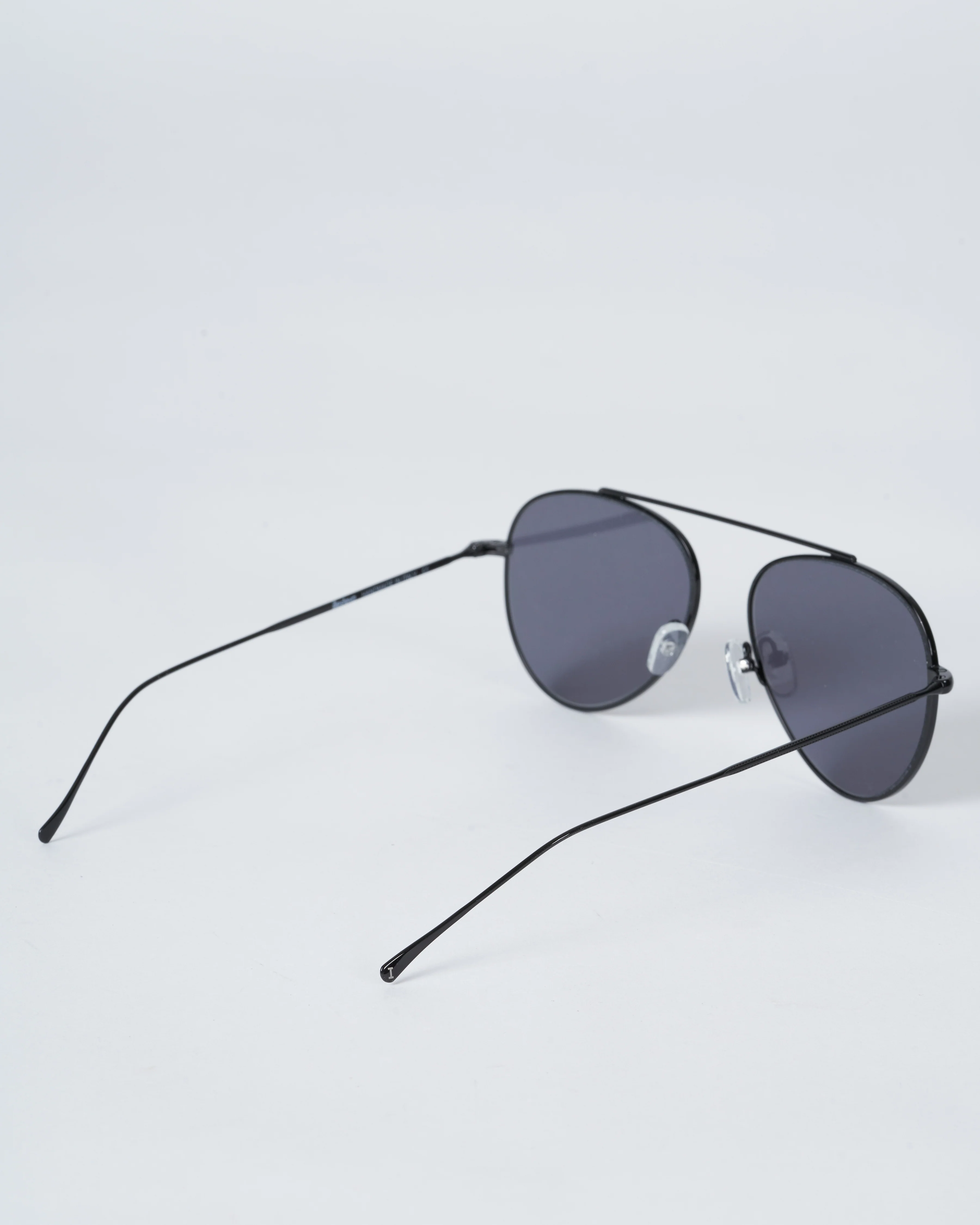 dorchester sunglasses - black with flat grey lenses - Image 3