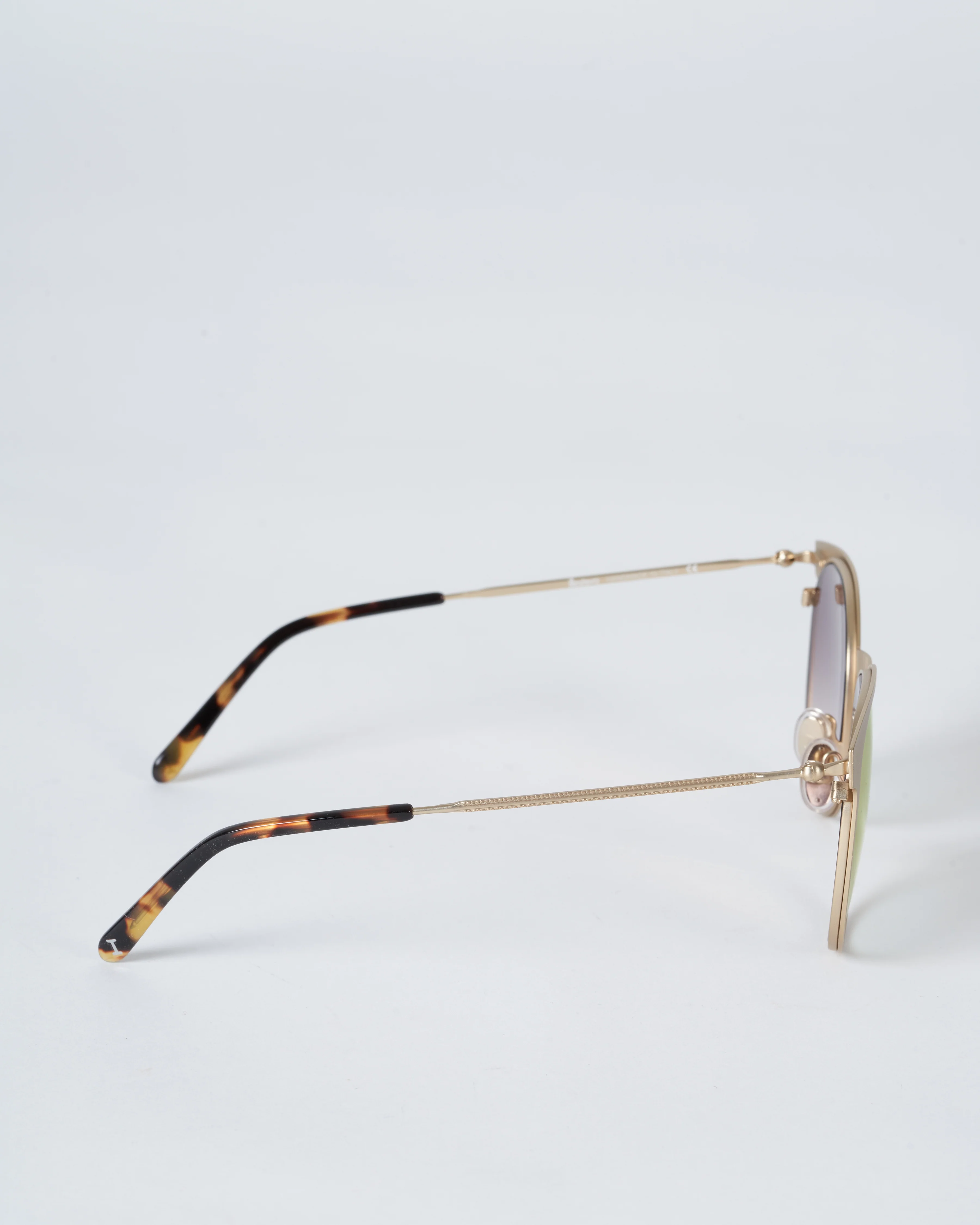 le steel ii sunglasses - gold with gold mirror gradient - Image 2
