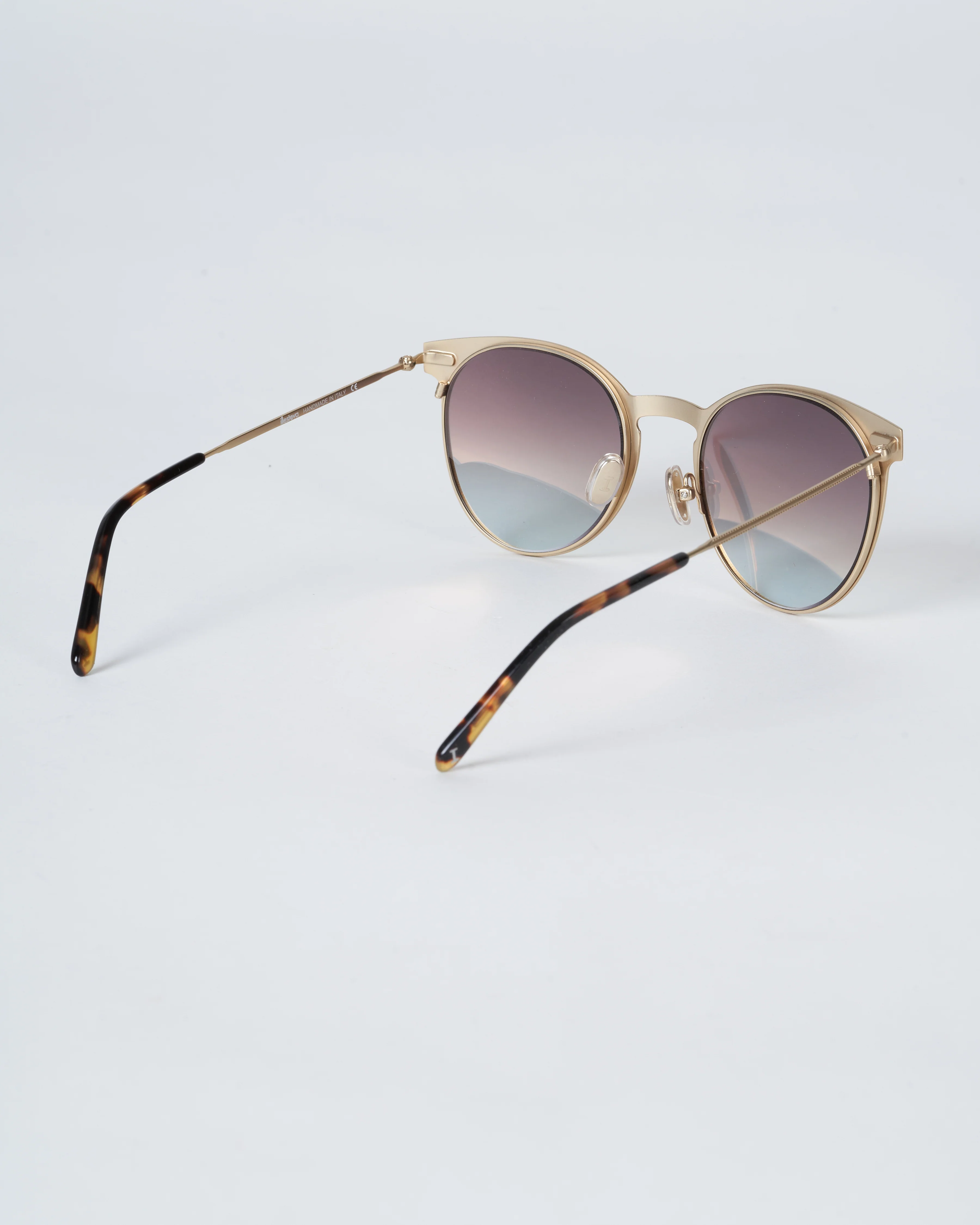 le steel ii sunglasses - gold with gold mirror gradient - Image 3