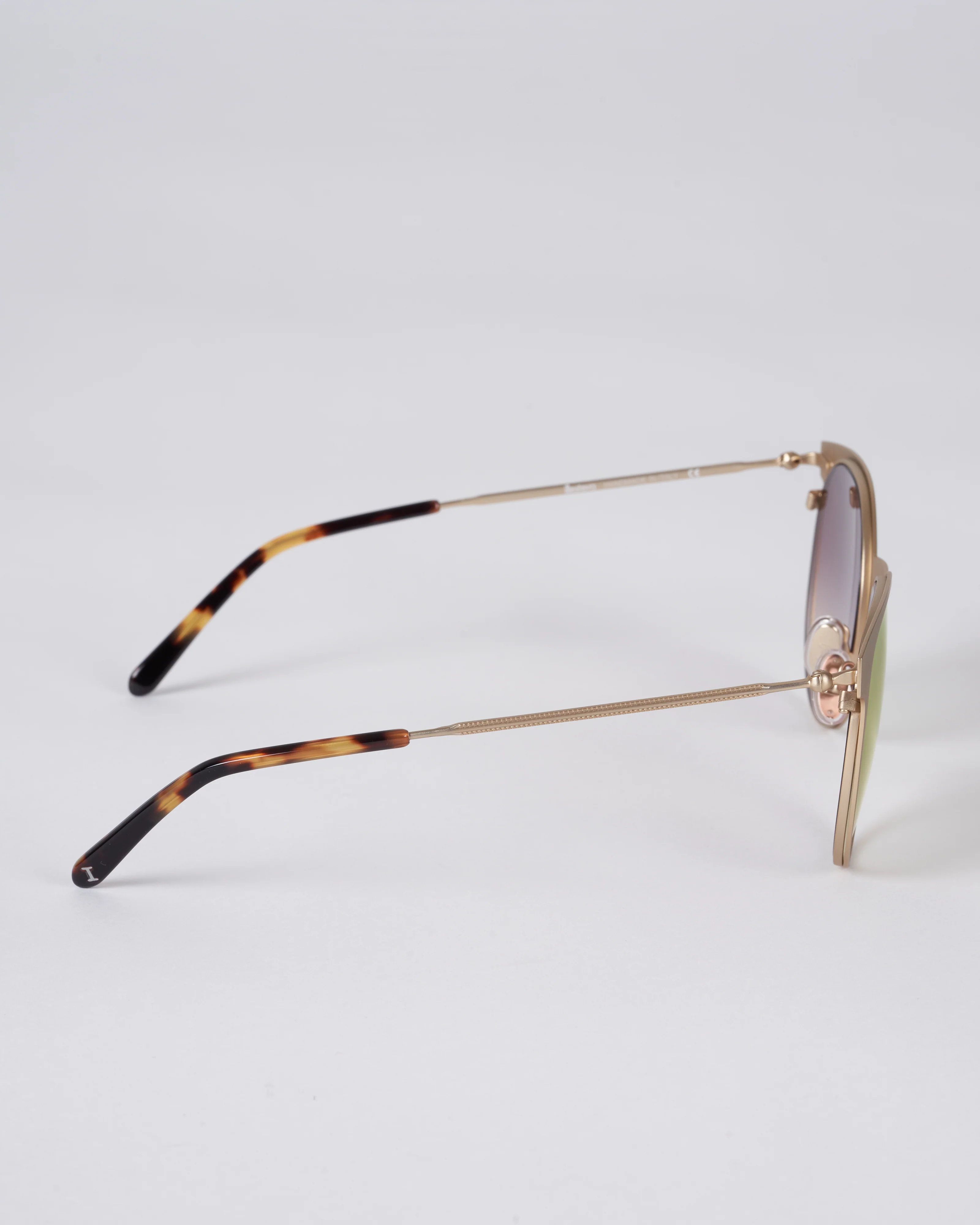 le steel ii sunglasses - gold with gold mirror gradient - Image 6