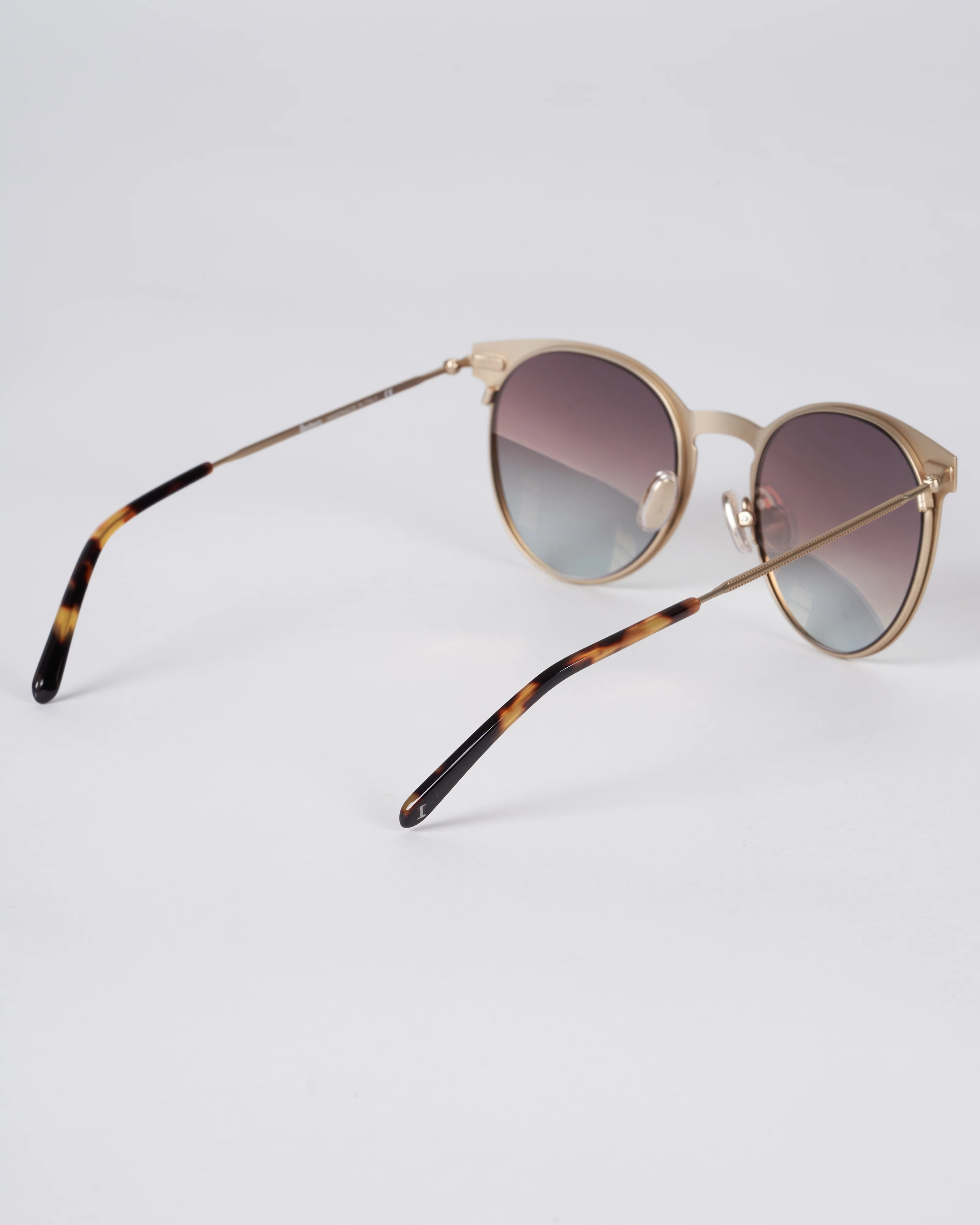 le steel ii sunglasses - gold with gold mirror gradient - Image 7