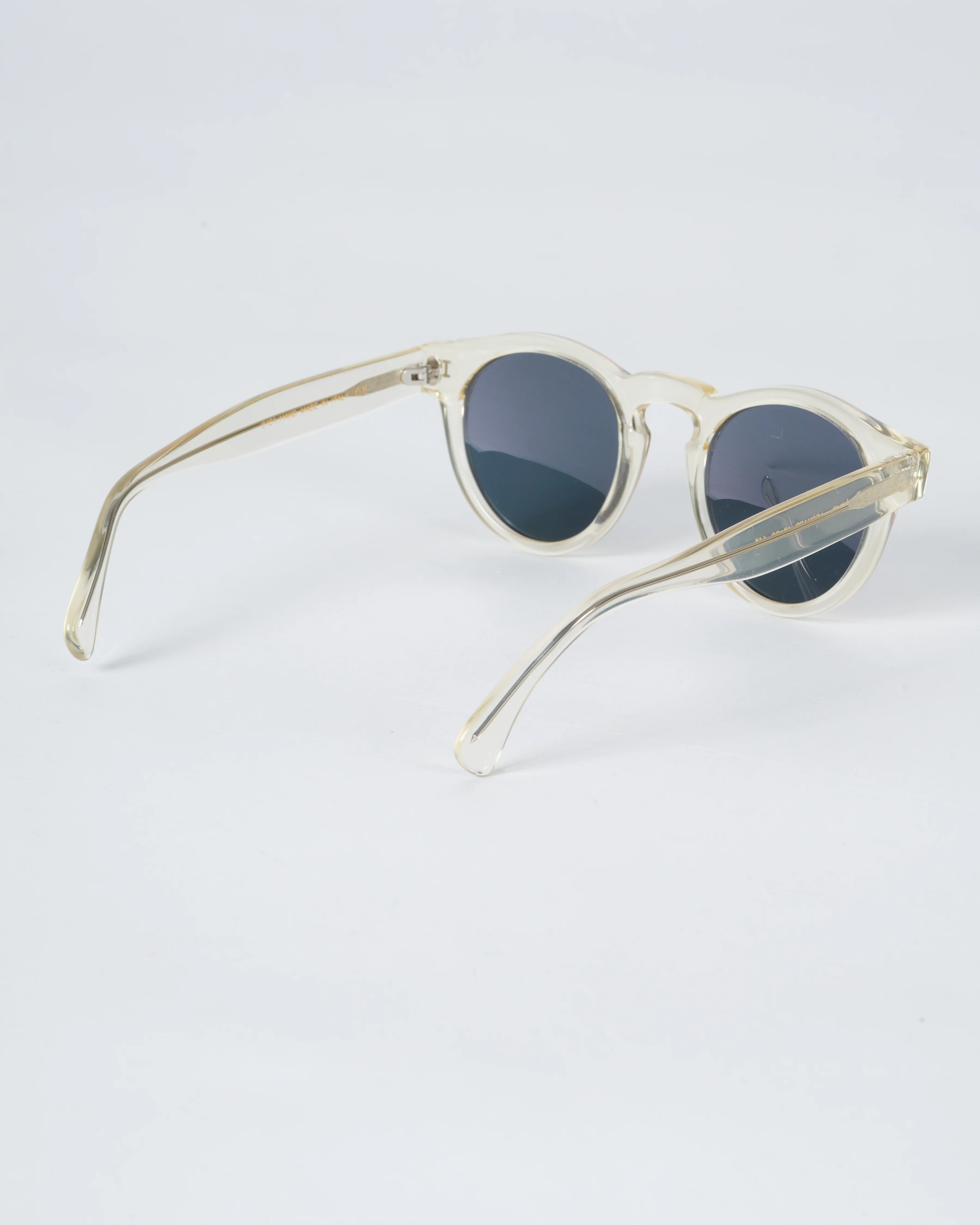 leonard sunglasses - champagne with rose mirror - Image 3