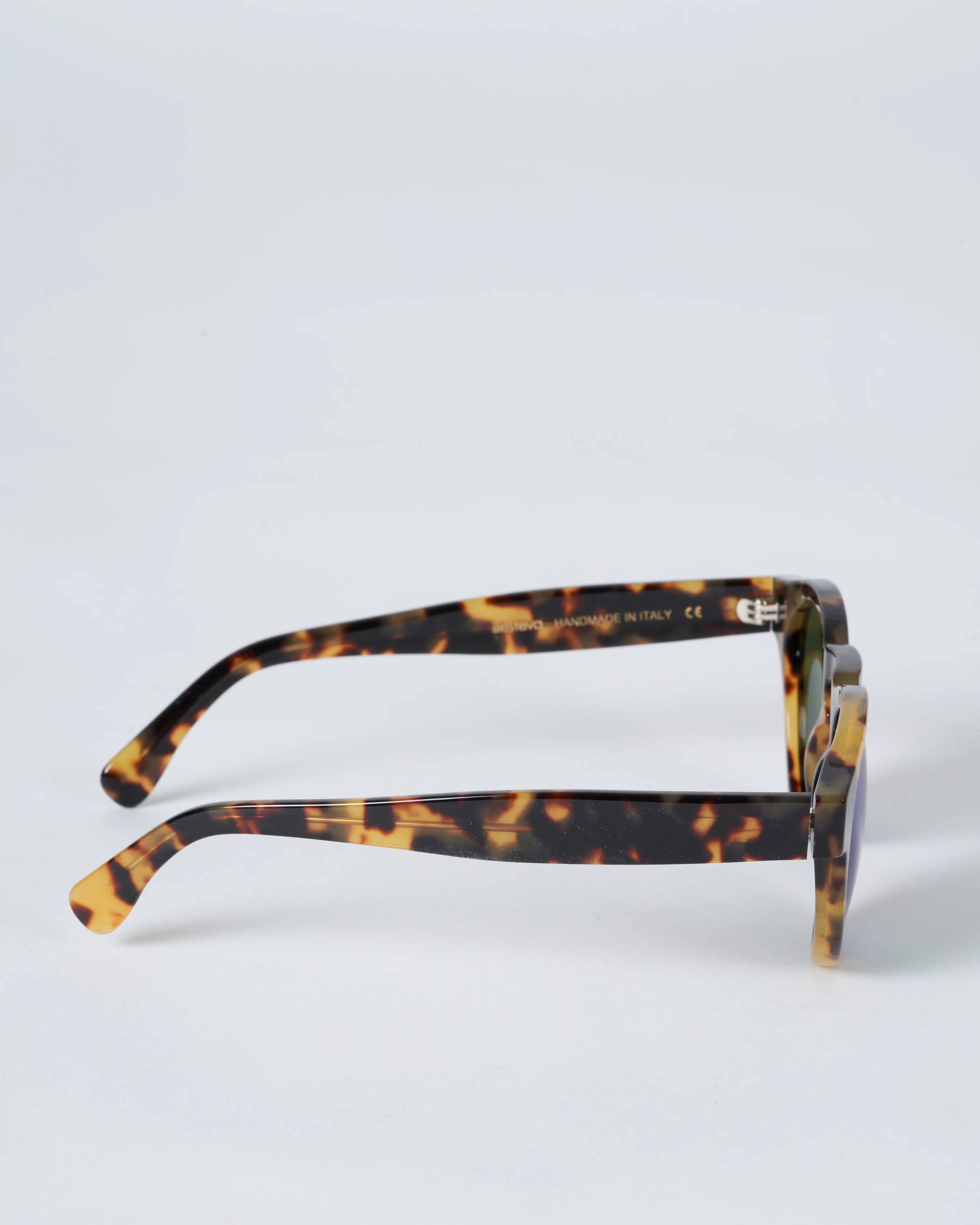 leonard sunglasses - tortoise with green mirror - Image 2