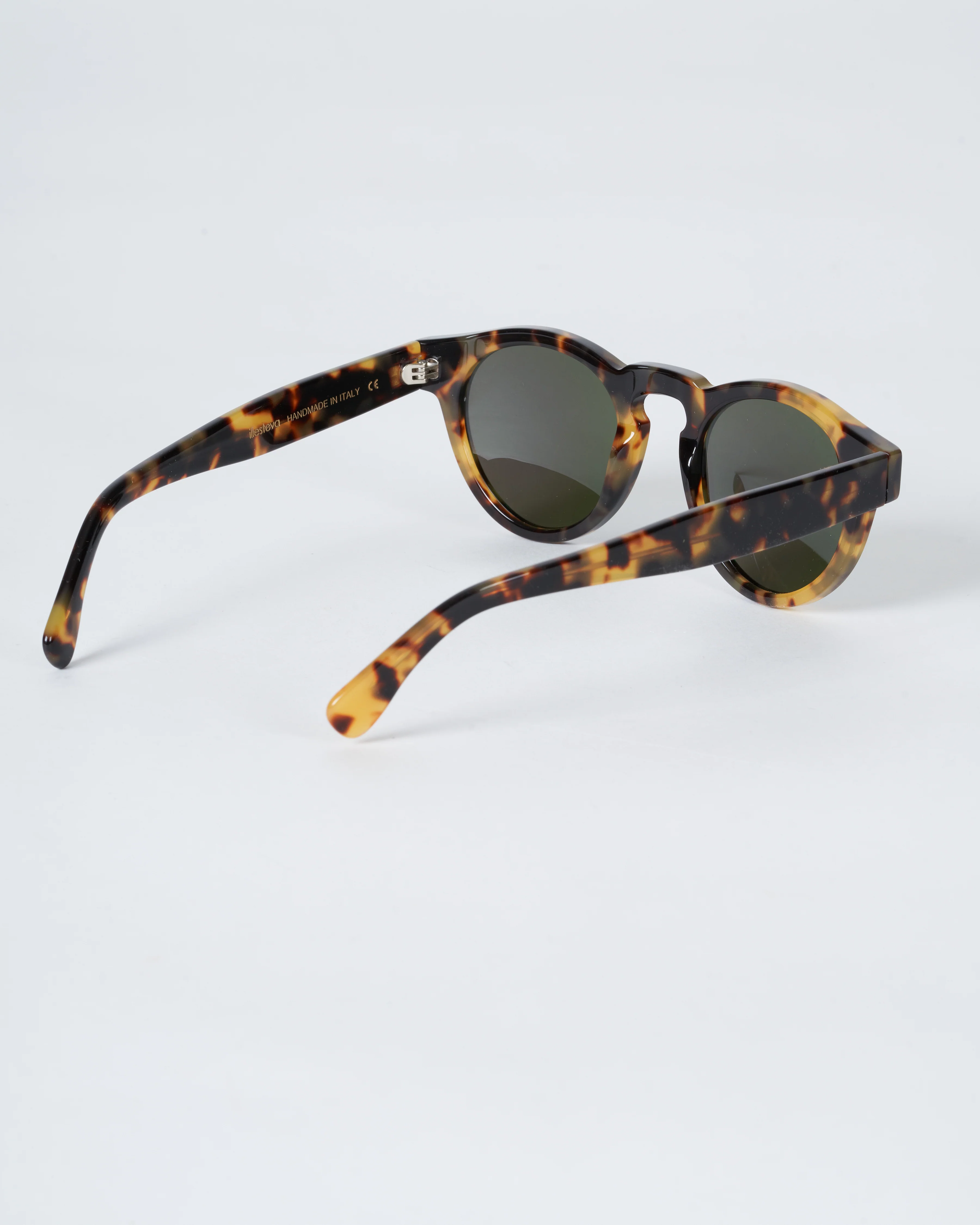 leonard sunglasses - tortoise with green mirror - Image 3