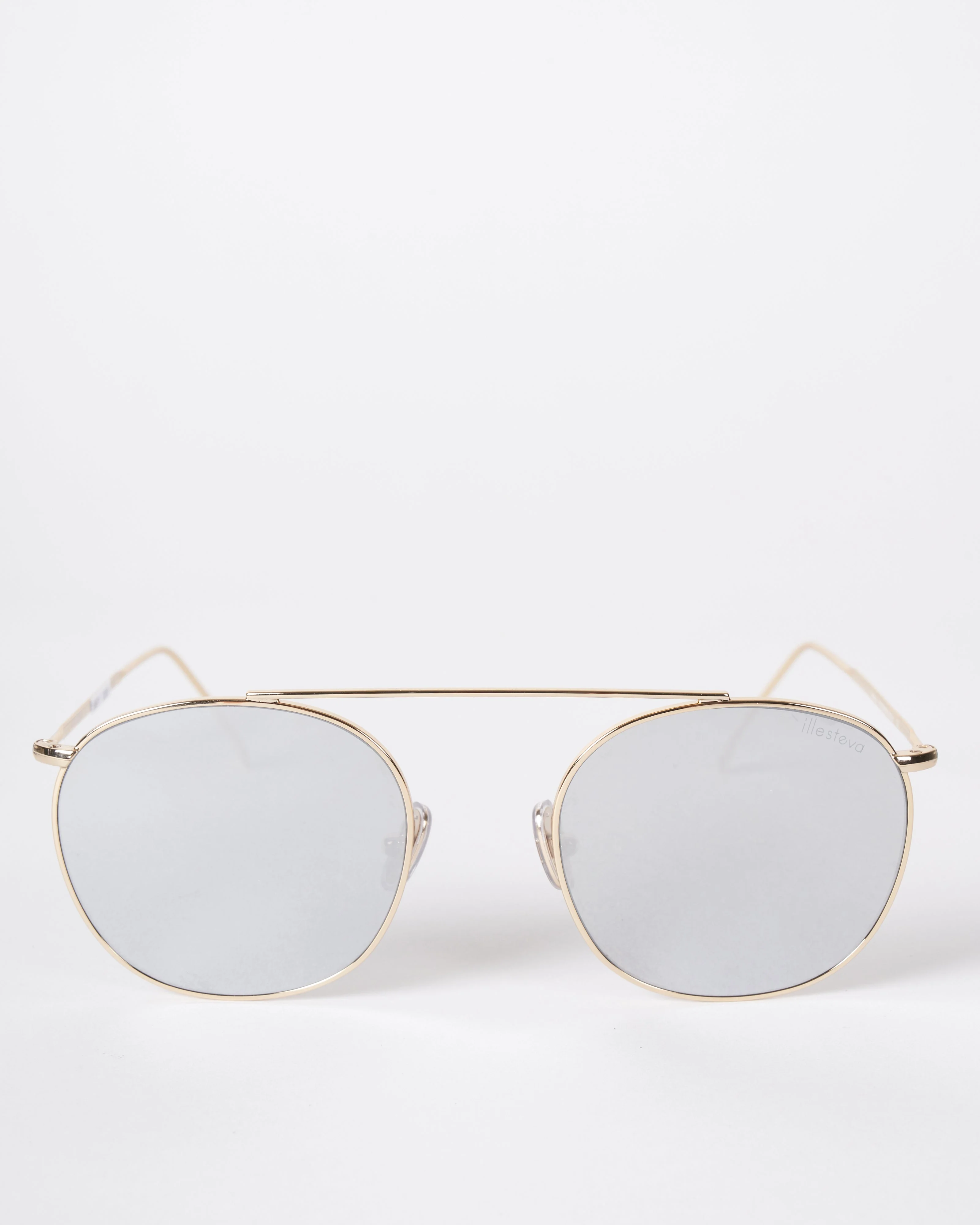 mykonos ace - gold w/ silver flat mirror