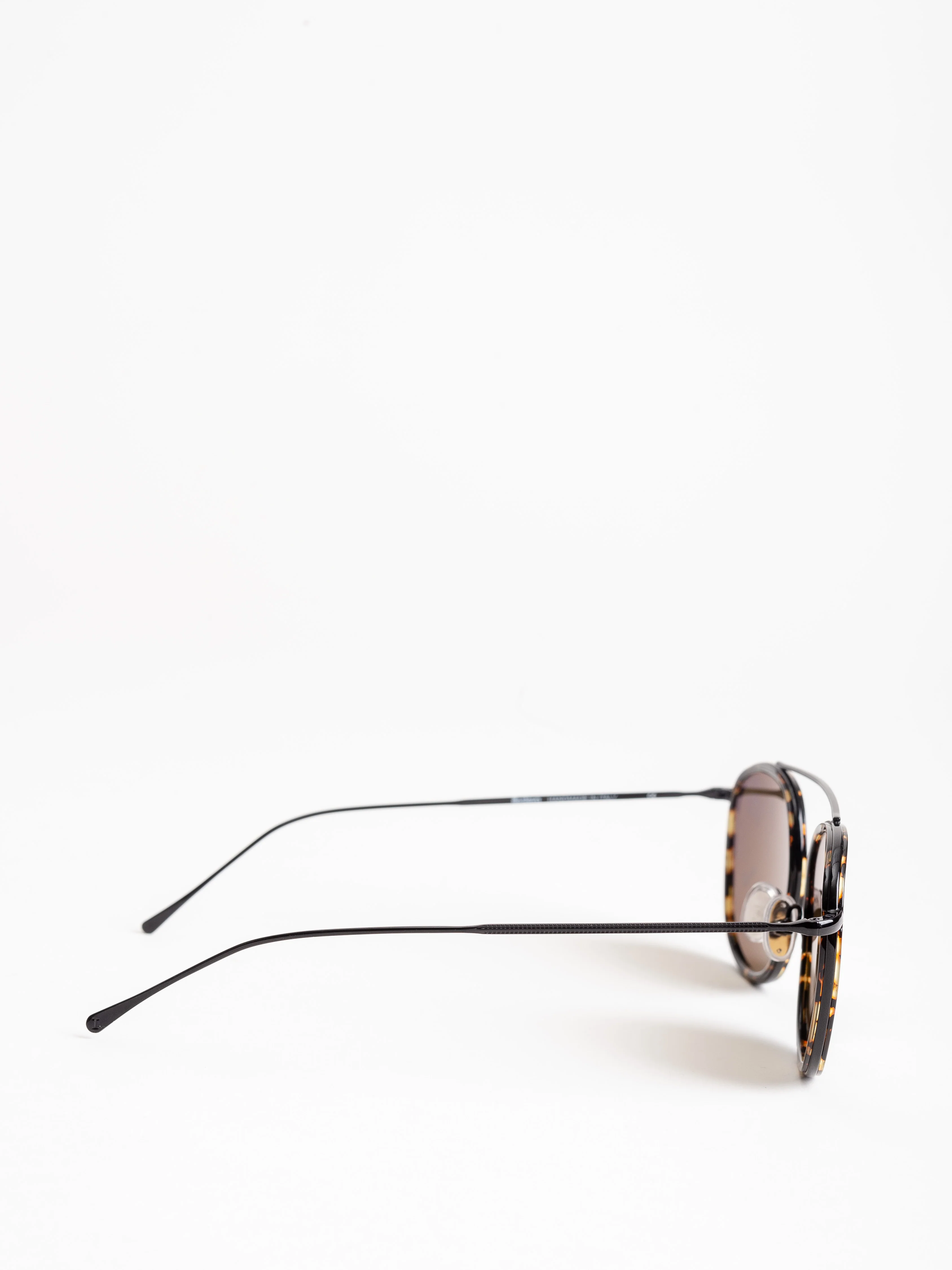 mykonos sunglasses - flame/black with gold flat mirror - Image 4