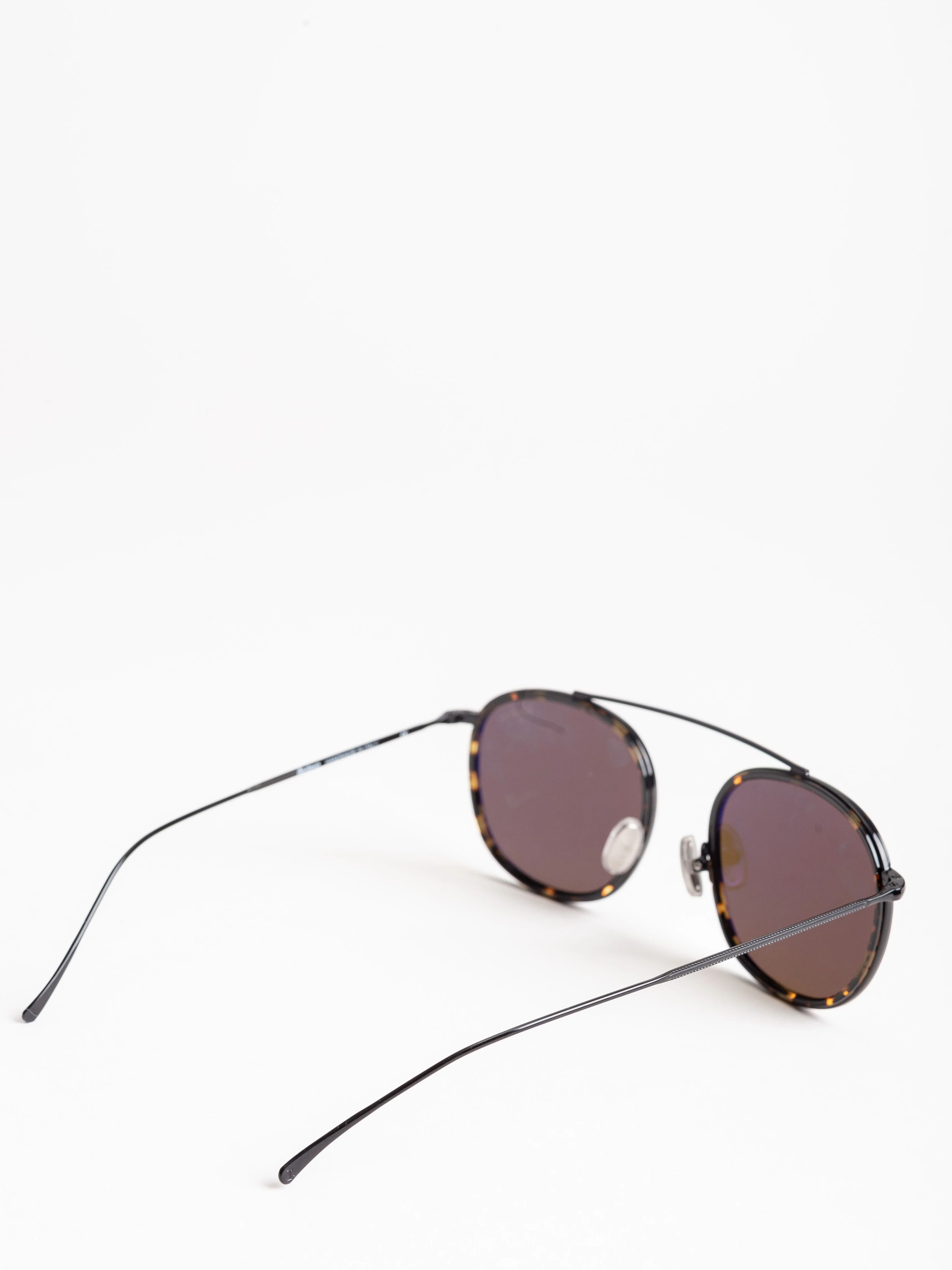 mykonos sunglasses - flame/black with gold flat mirror - Image 5