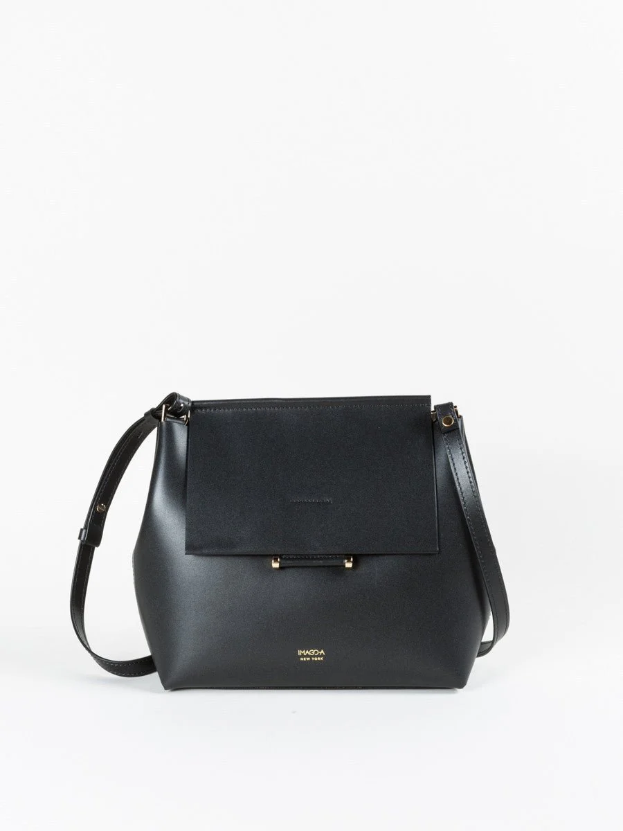 carre shoulder bag - black