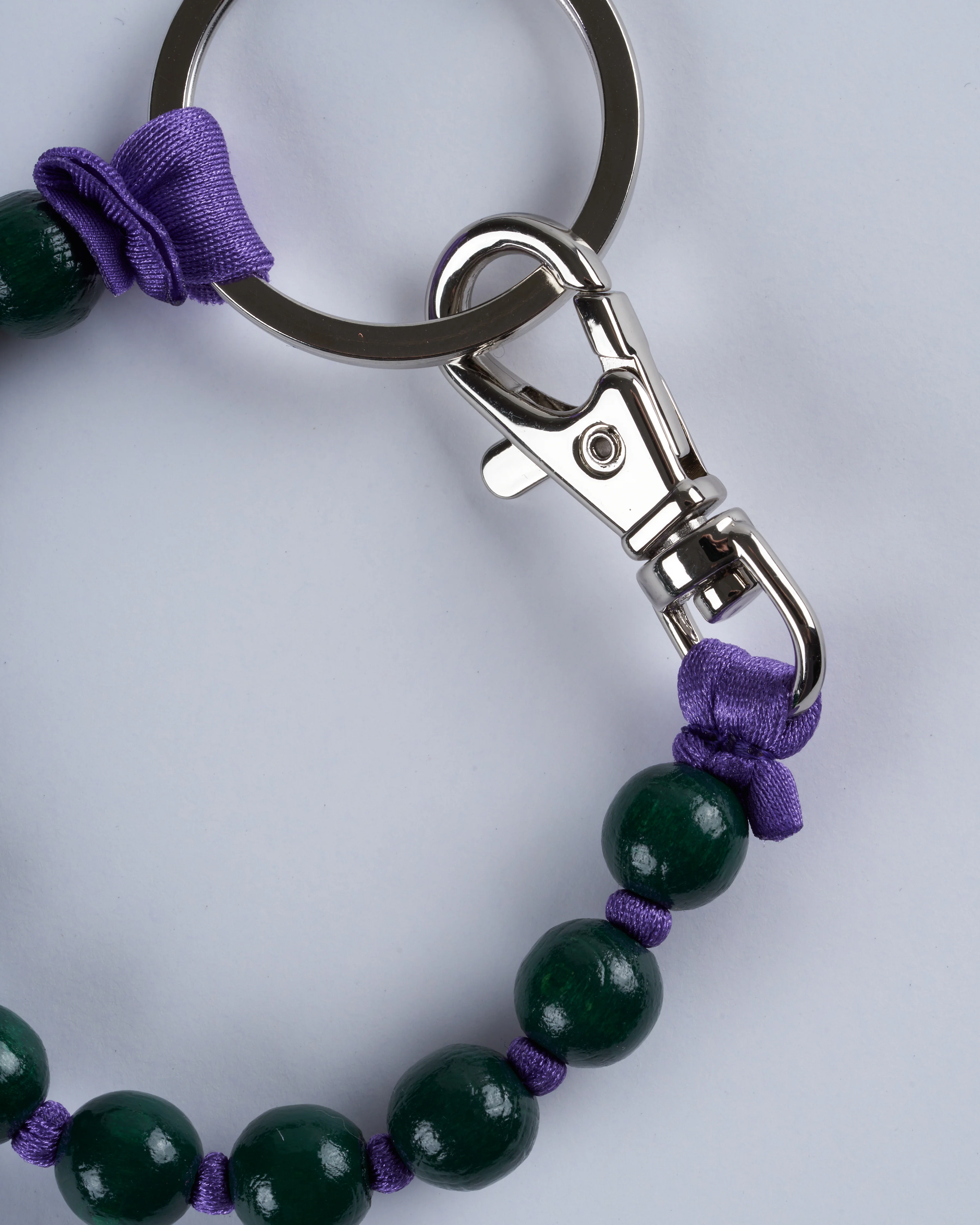 short key holder - dark green - purple - Image 2