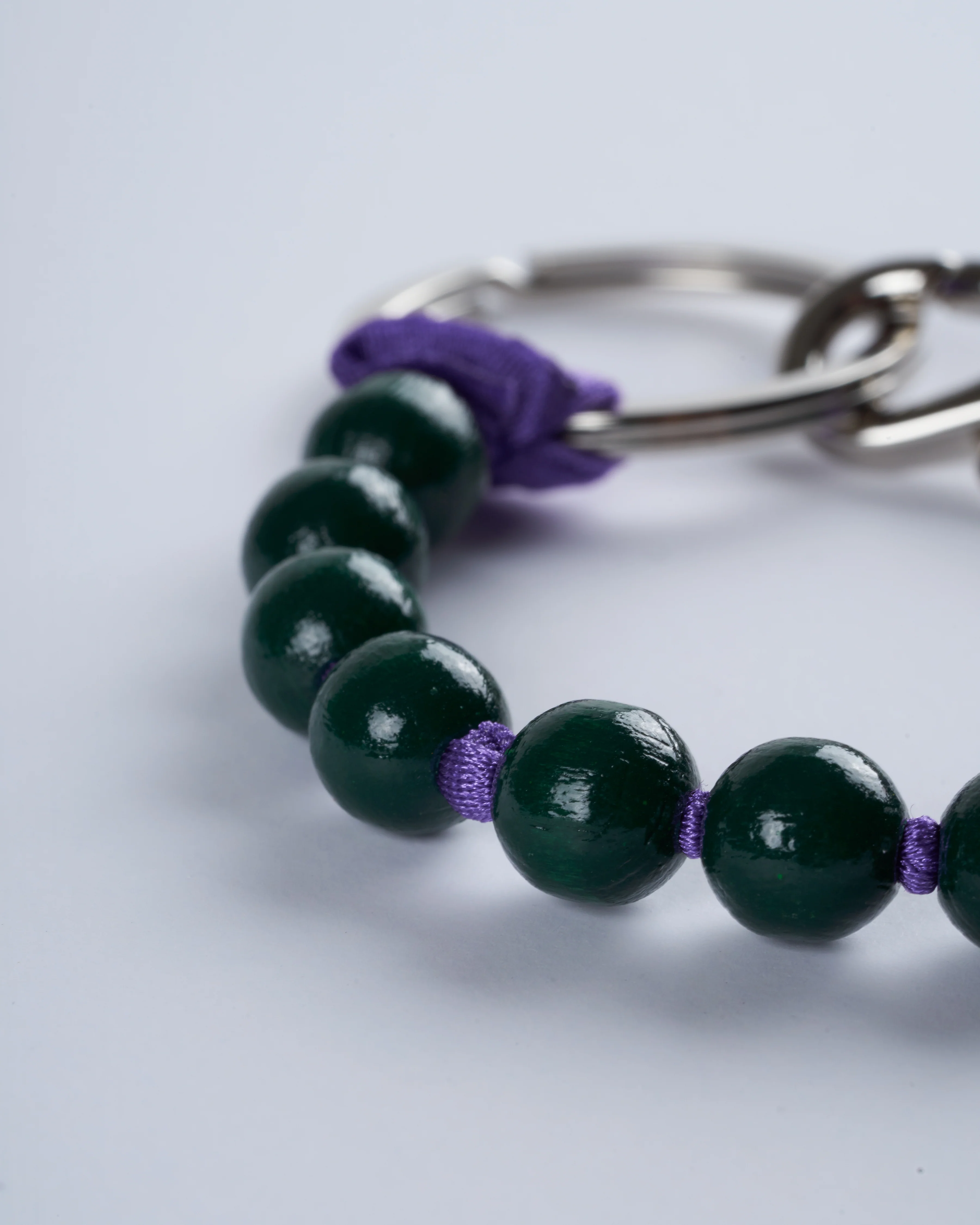 short key holder - dark green - purple - Image 6
