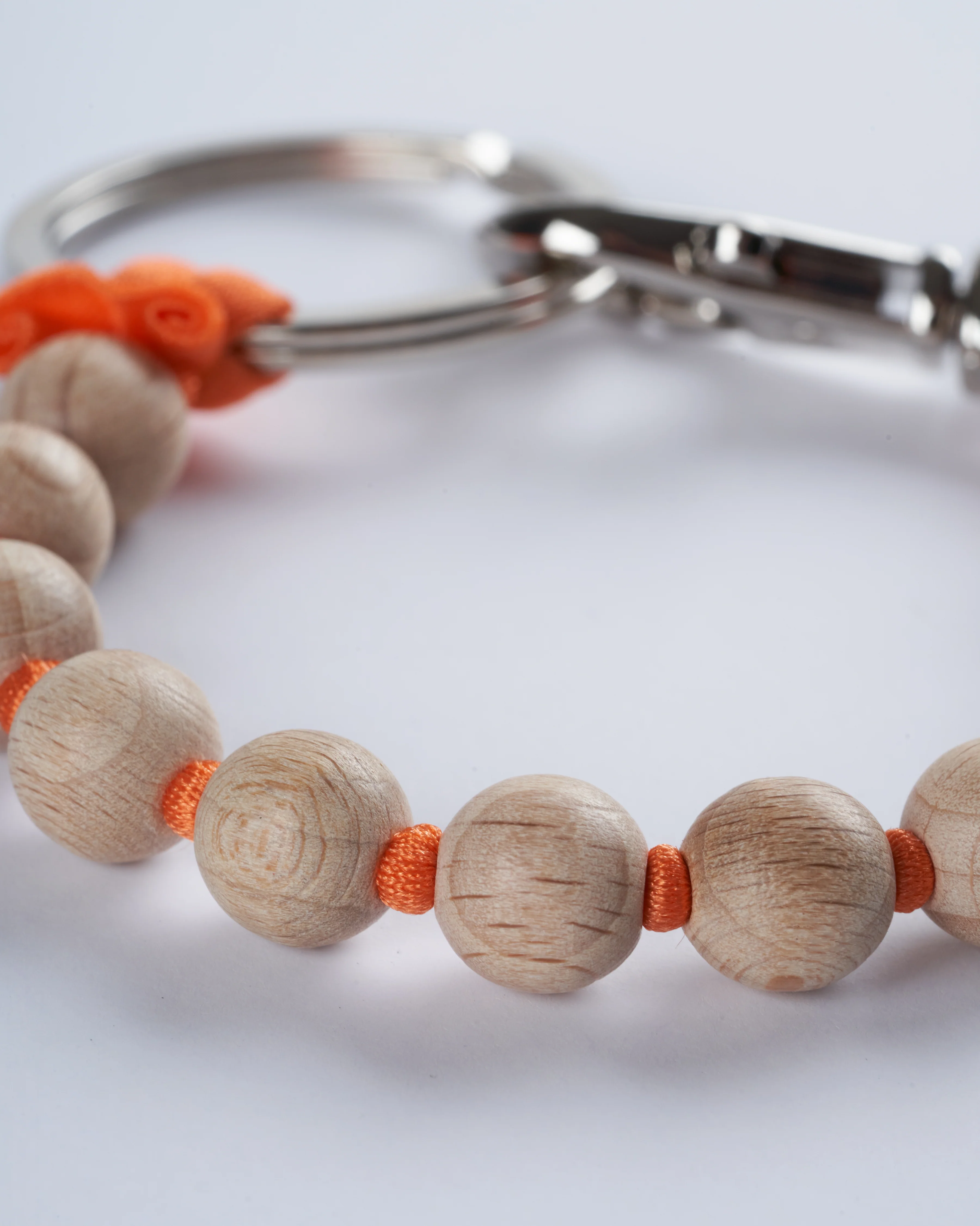 short key holder - natural - orange - Image 4