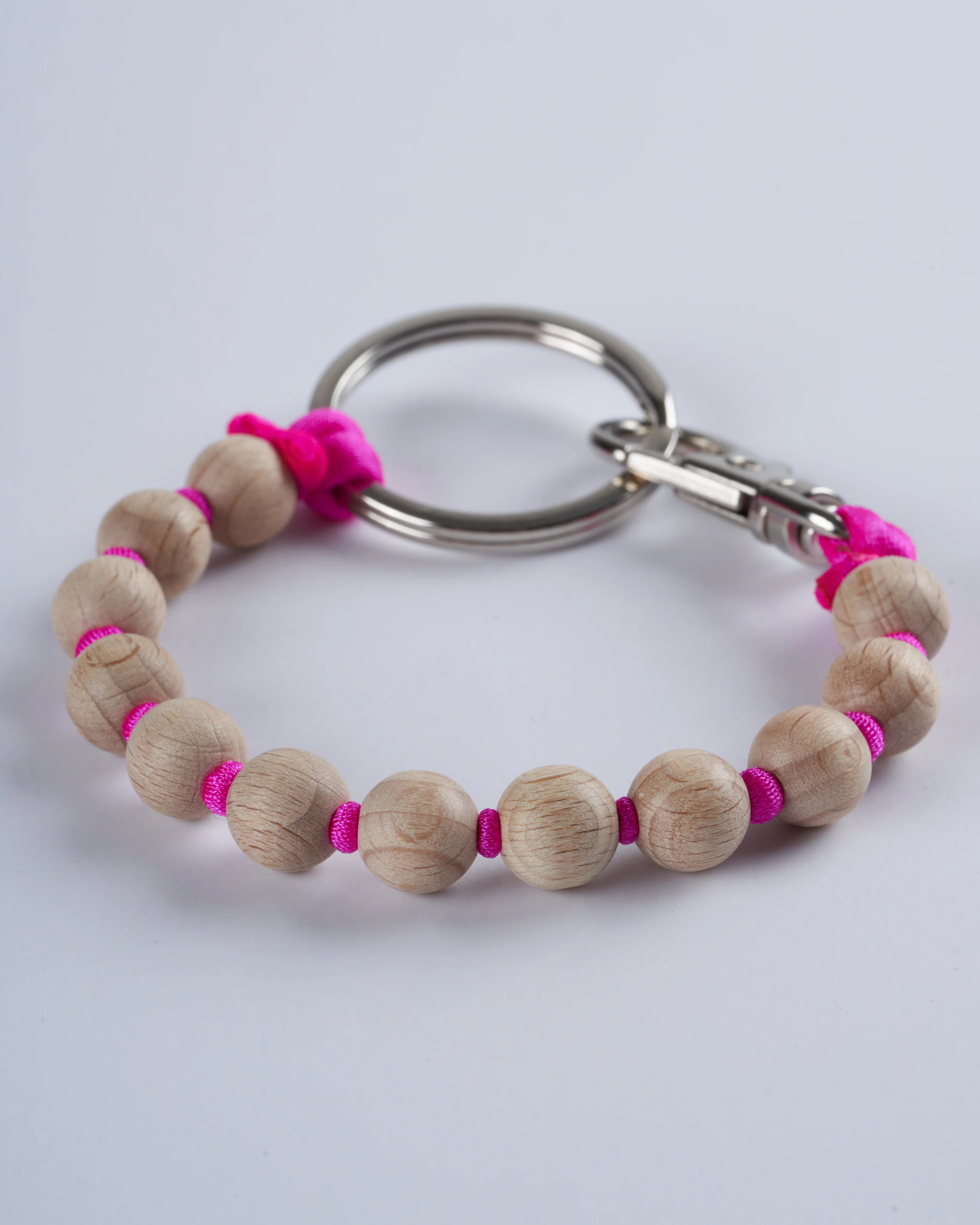 short key holder - natural - pink - Image 3