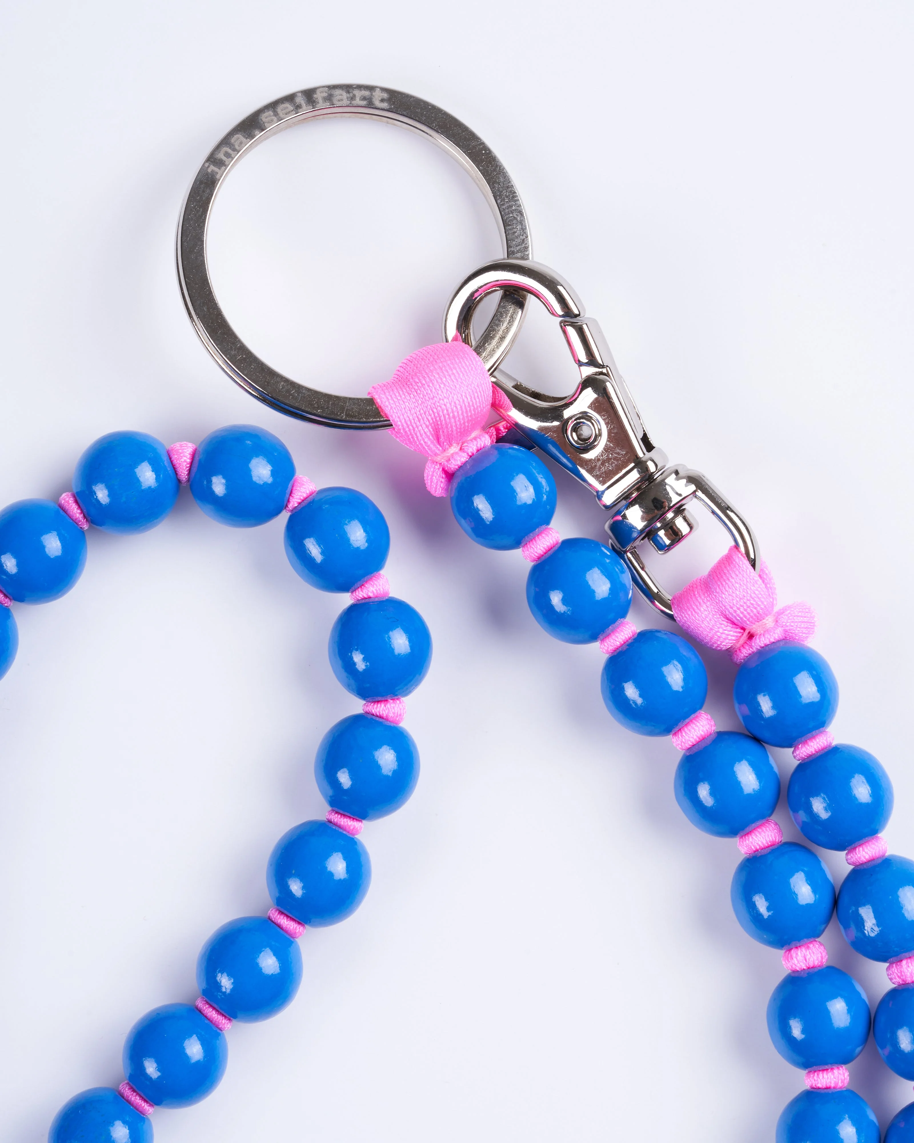 perlen long keyholder - blue pink - Image 2