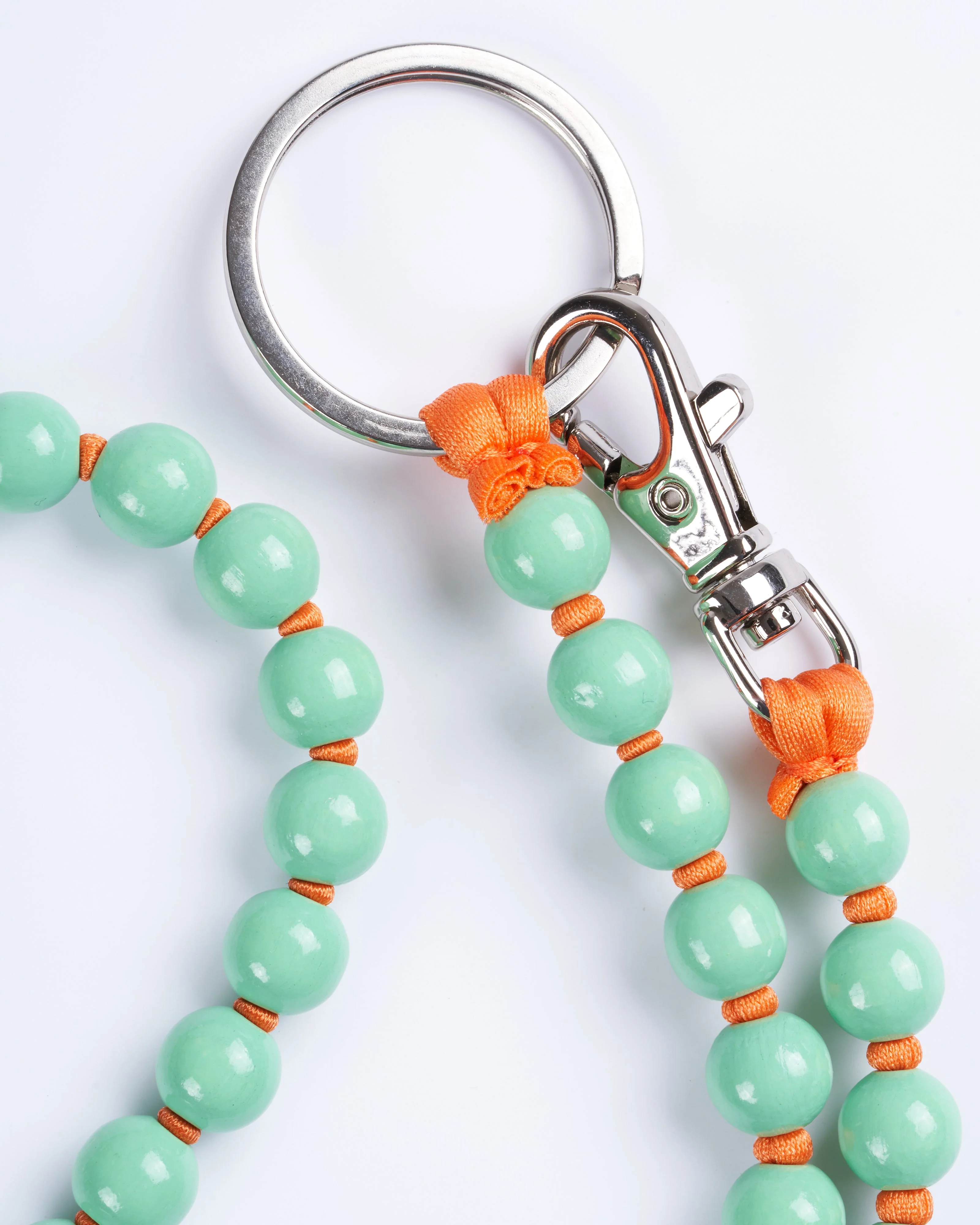 perlen long keyholder - pastel green orange - Image 2