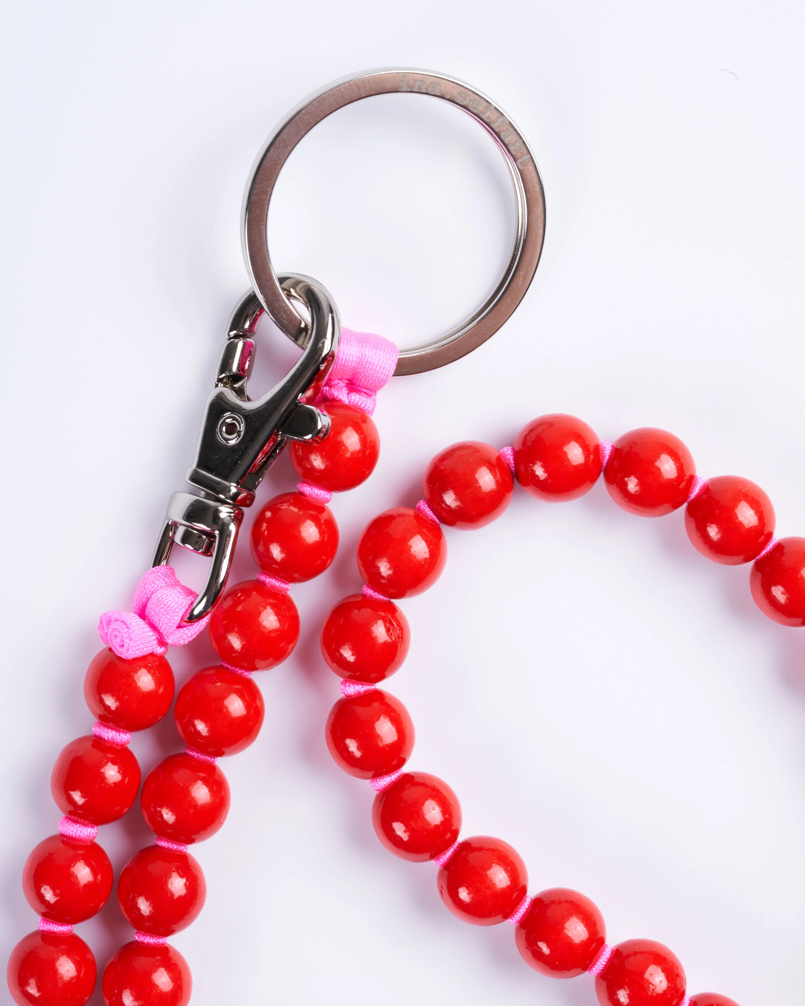 perlen long keyholder - red pink - Image 2