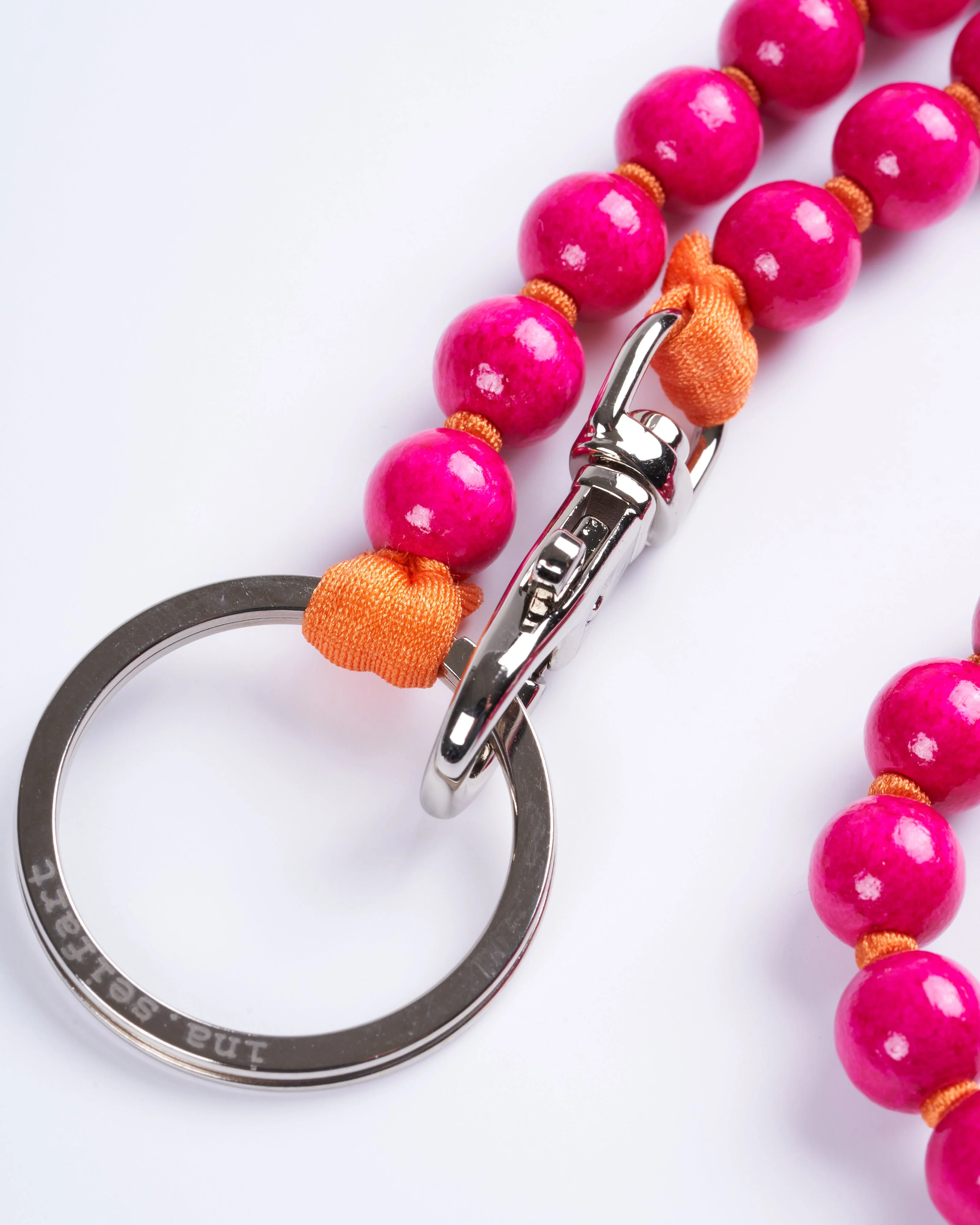 perlen long keyholder - rose orange - Image 3